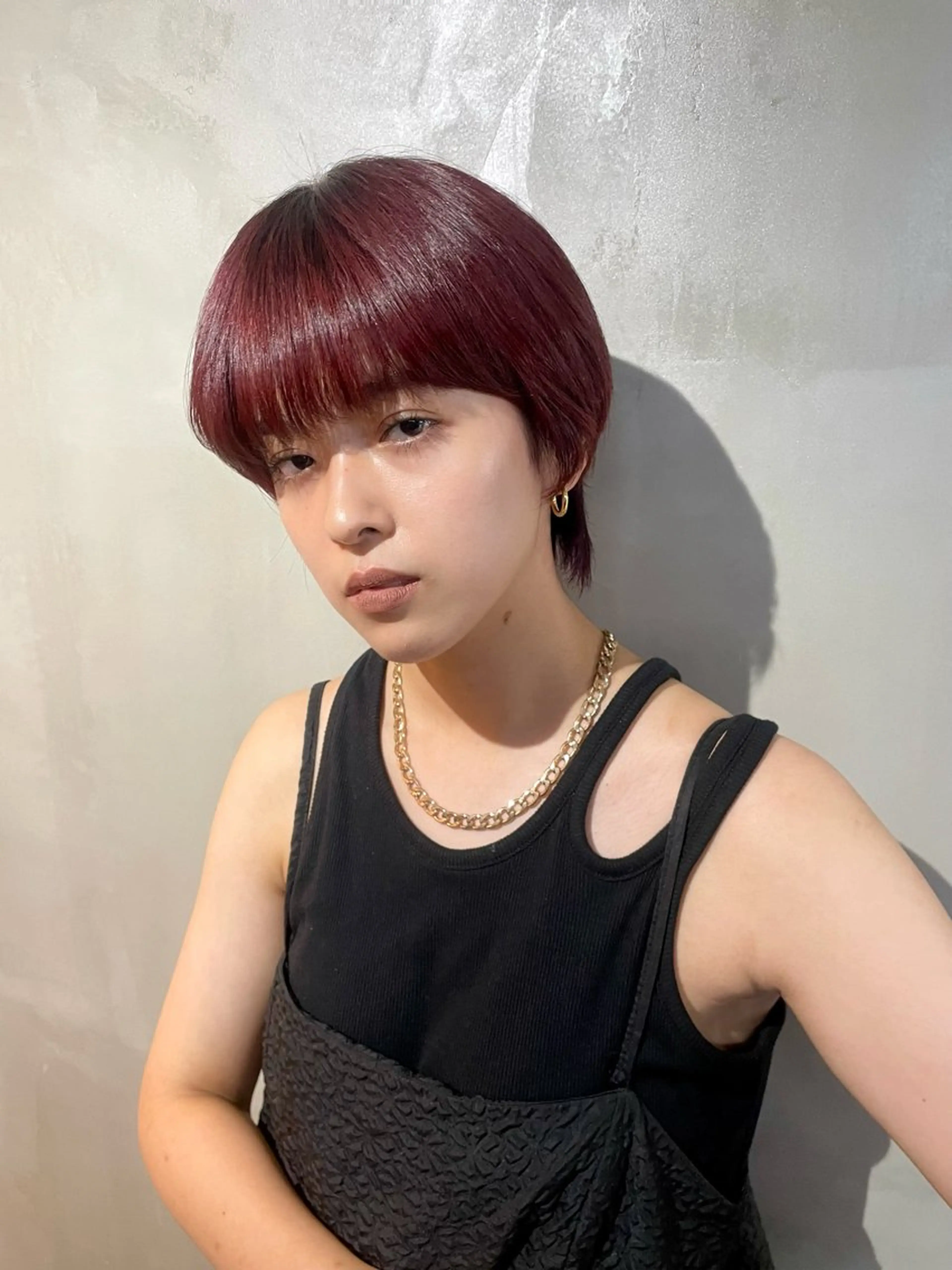 カラー ボルドーカラー カノン/アニメ漫画 好き美容師︎💕︎︎のヘアスタイル