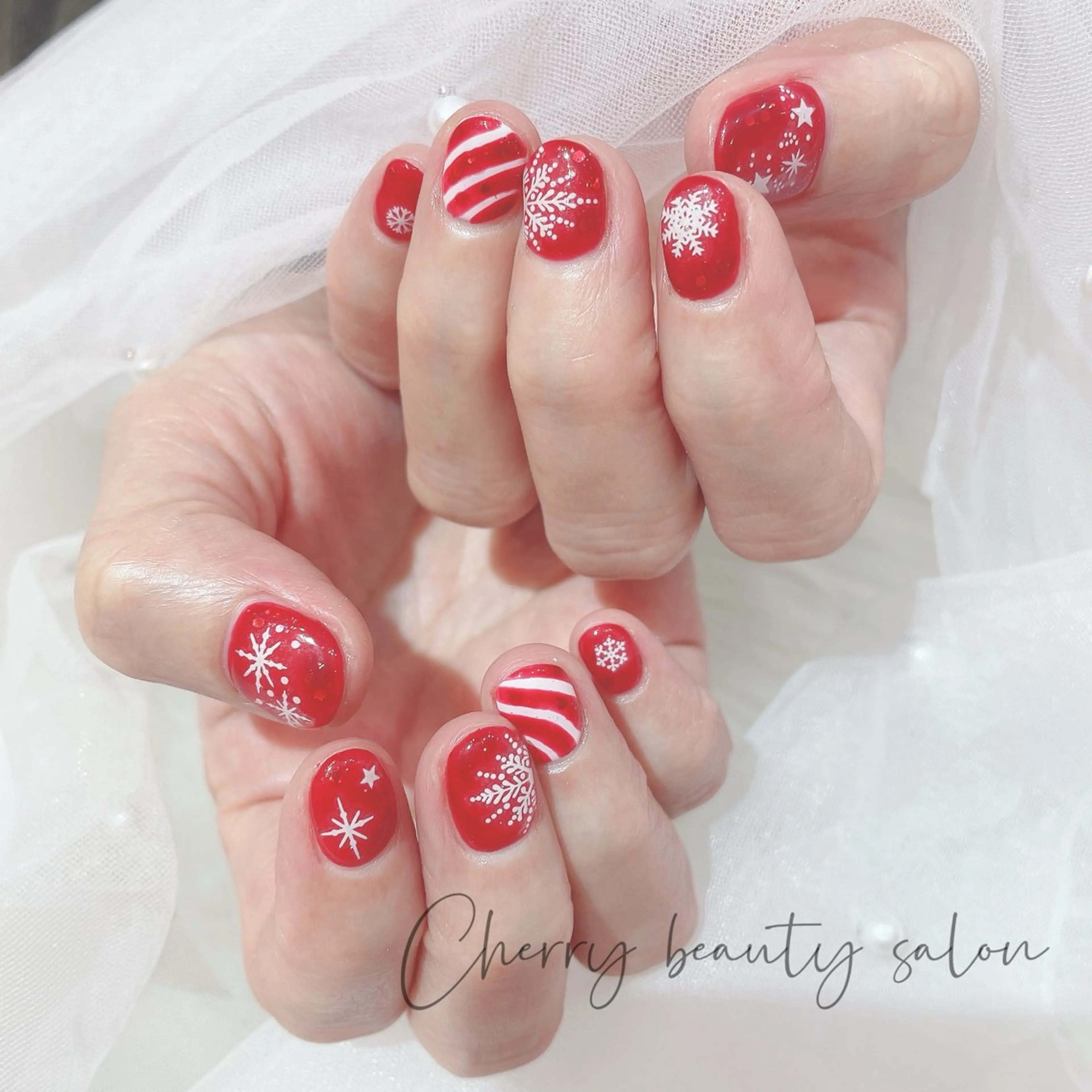ネイル ハンドネイル ハンドケア SAKURA 🍒のネイルデザイン