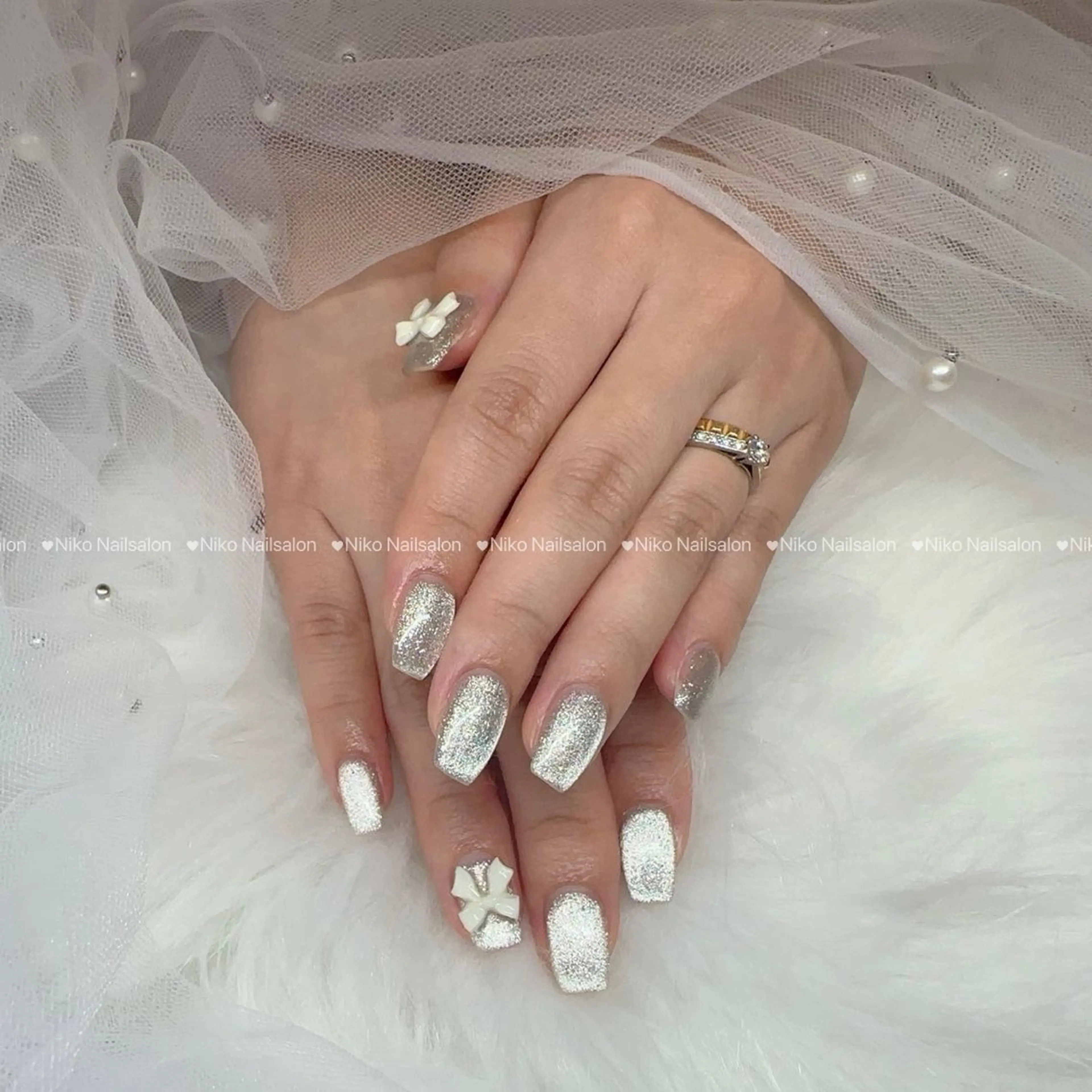 ネイル チークネイル 長さ出し フットネイル フレンチネイル ジェルネイル ハンドネイル Niko Nail salon 銀座本店のネイルデザイン