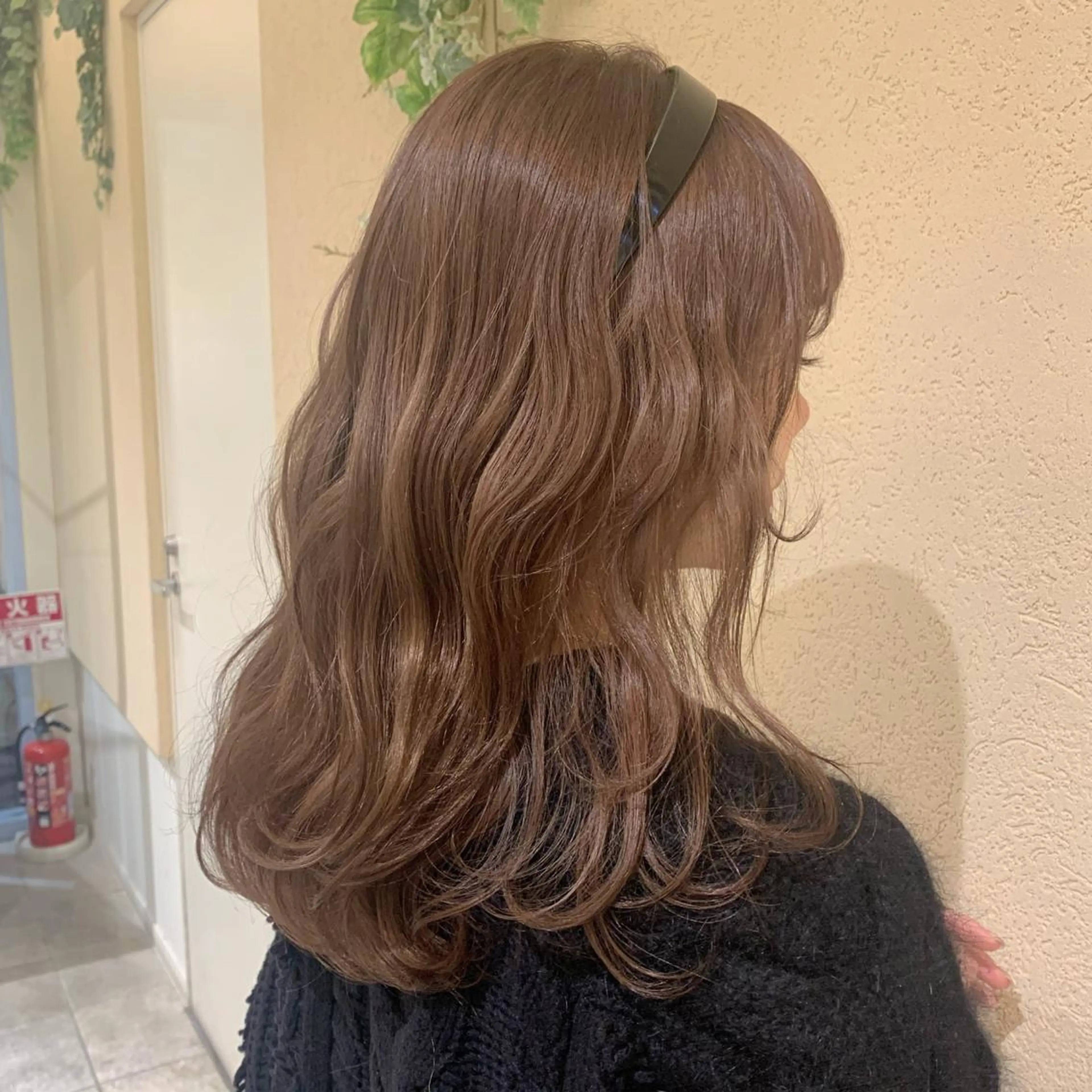 ロング カラー ベージュカラー テラコッタ ヘアカラー トリートメント GO TODAY SHAiRE SALON所属・𝒢𝒾𝓇𝓁𝓎 ⑅　𝓎𝓊𝓀𝒶のヘアスタイル