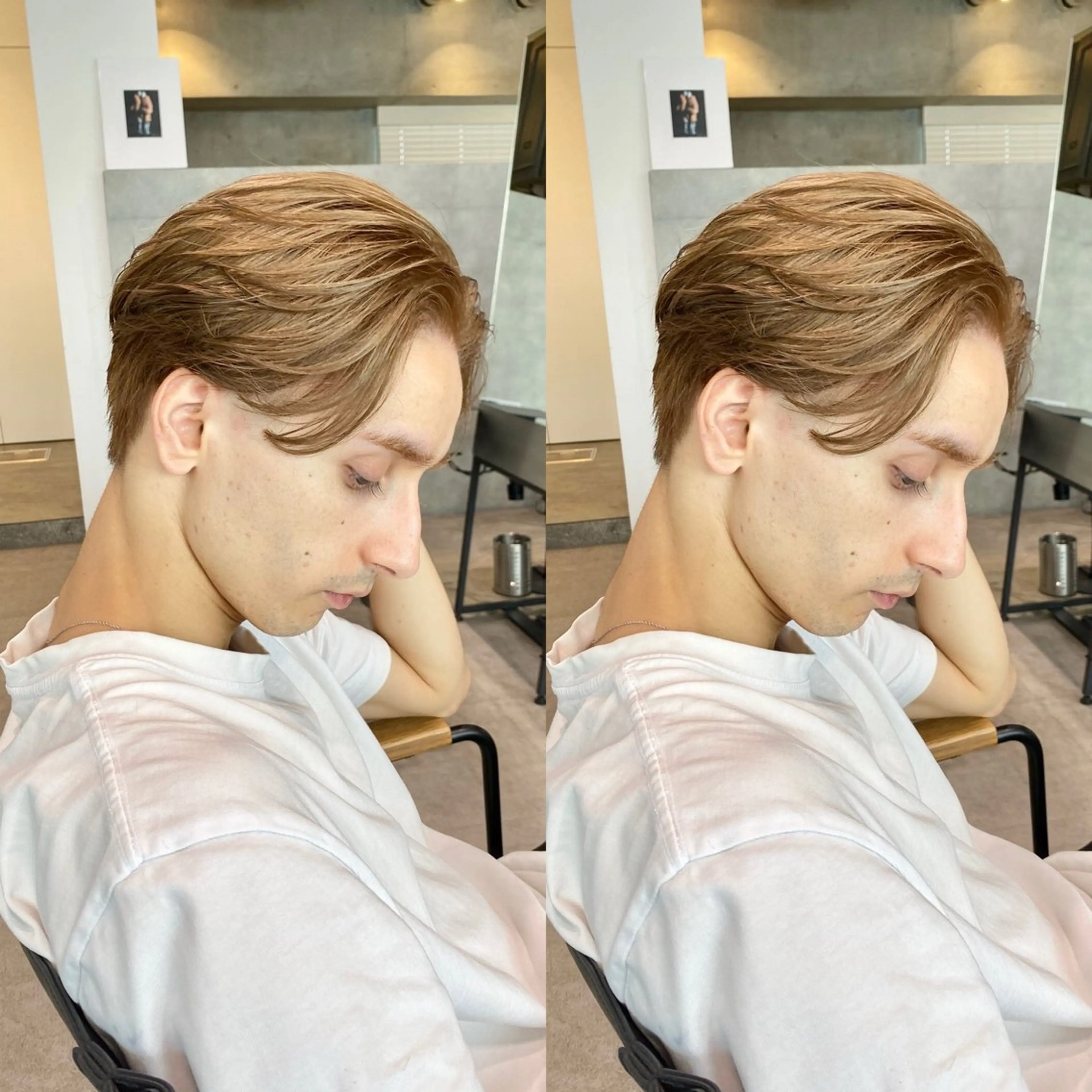 パーマ メンズ SORA表参道所属・🫧透明感カラー🫧 暖色/島田晃太郎のヘアスタイル