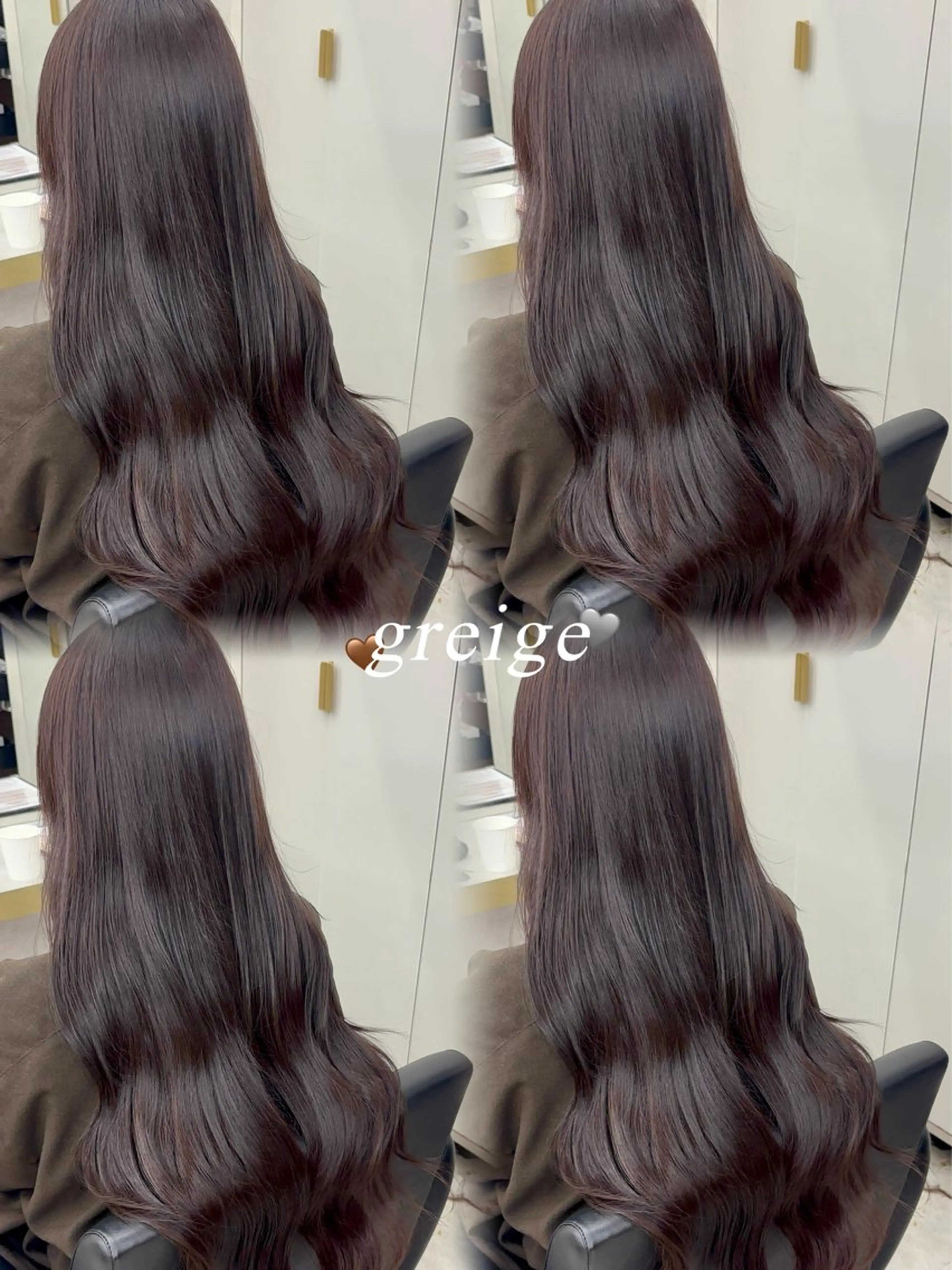 ロング カラー ロング ヘアカラー 暖色/髪質改善/ ツヤ髪🎀本田愛来のヘアスタイル