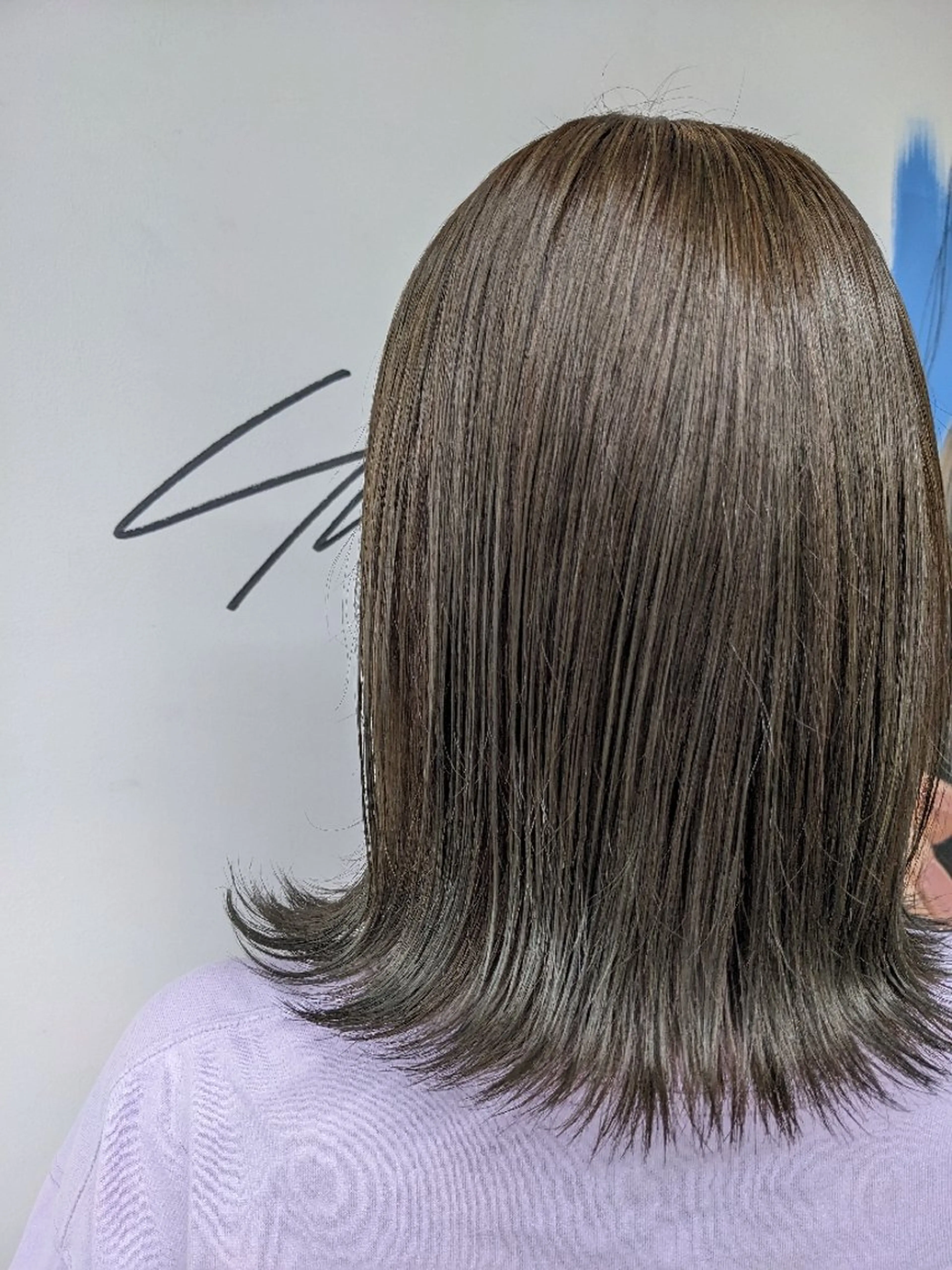 セミロング カット ヘアカラー トリートメント 🌼 AIKO🌼のヘアスタイル