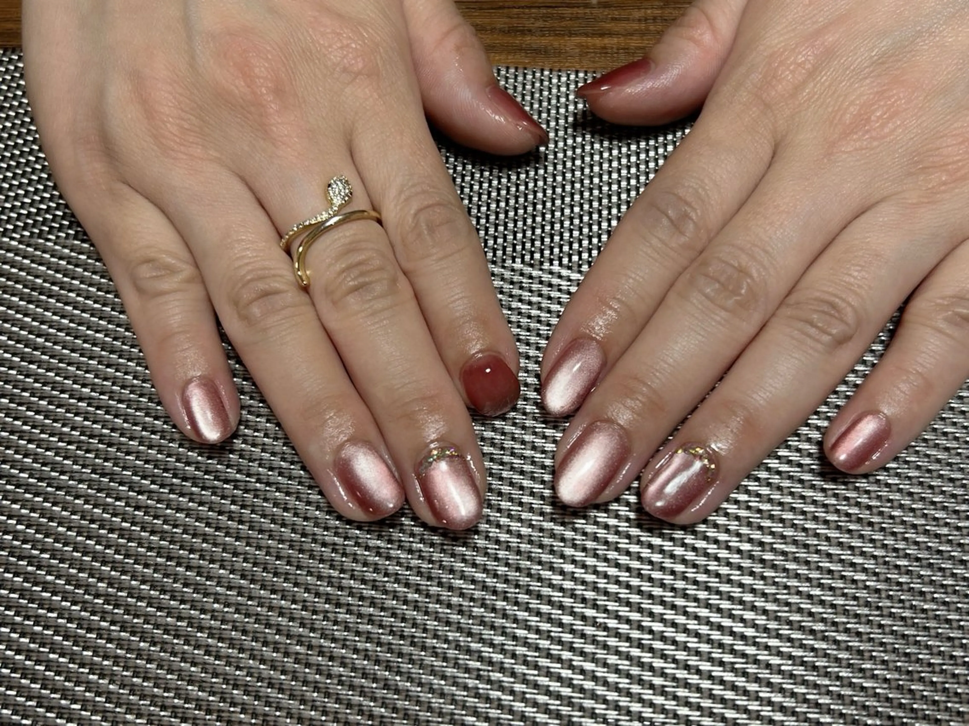 ネイル アートネイル マグネットネイル ハンドネイル i nailのネイルデザイン