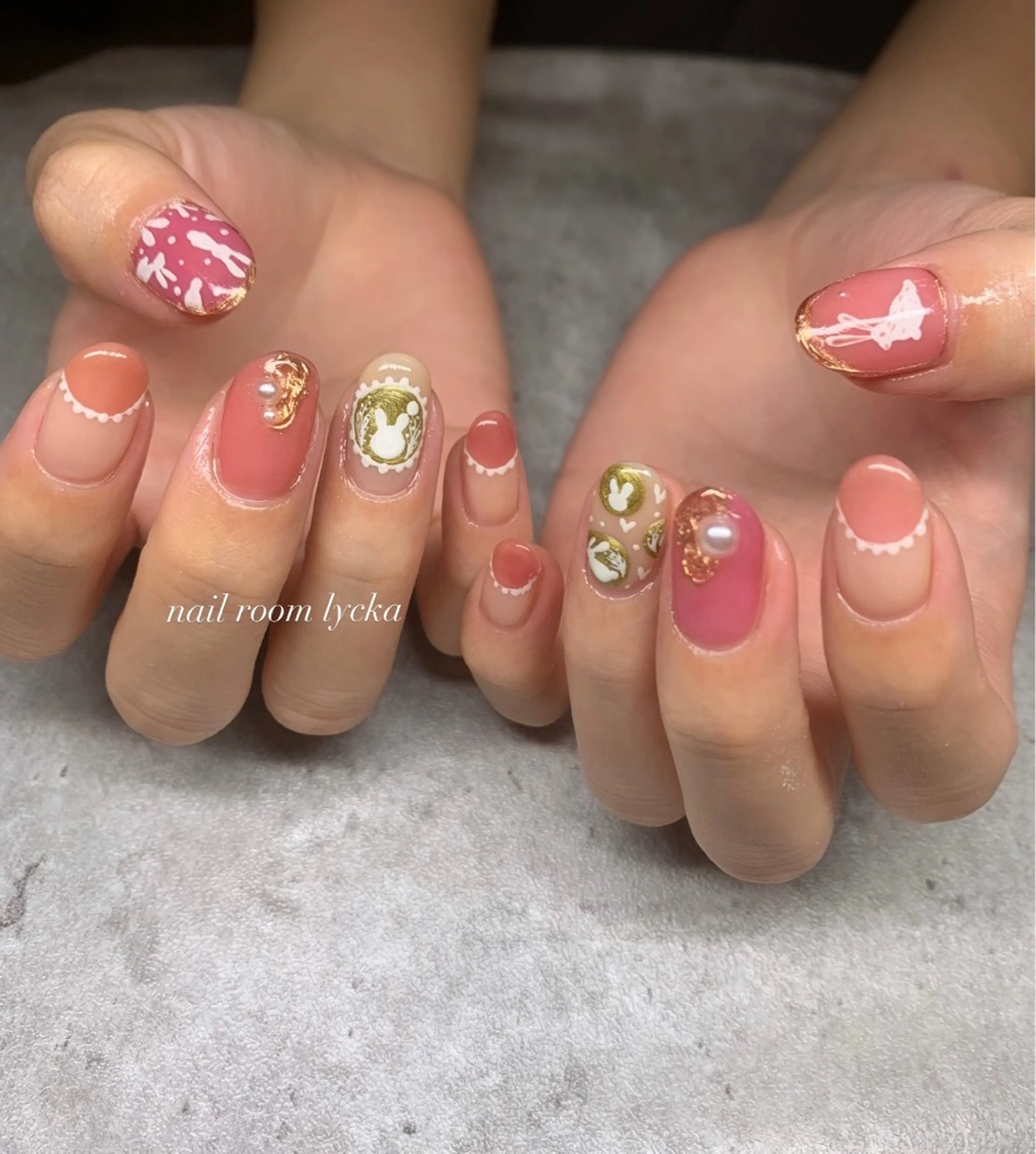 ネイル ﾈｲﾙﾙｰﾑﾘｯｶ 𝐦𝐚𝐲𝐮のネイルデザイン