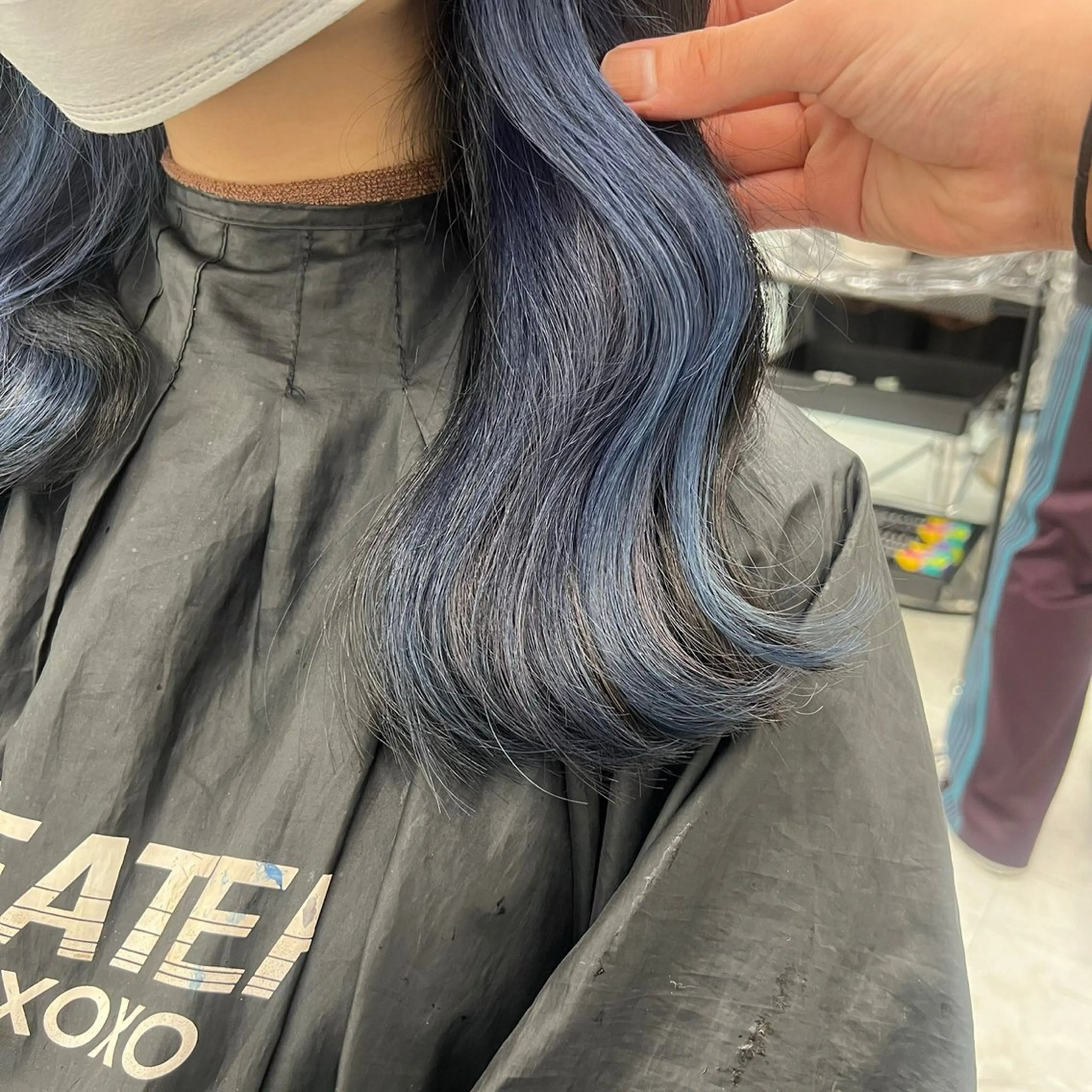 セミロング カラー ヘアカラー トリートメント ヘッドスパ ヘアセット 韓国スタイル🇰🇷 トレンドレイヤー🪡のヘアスタイル