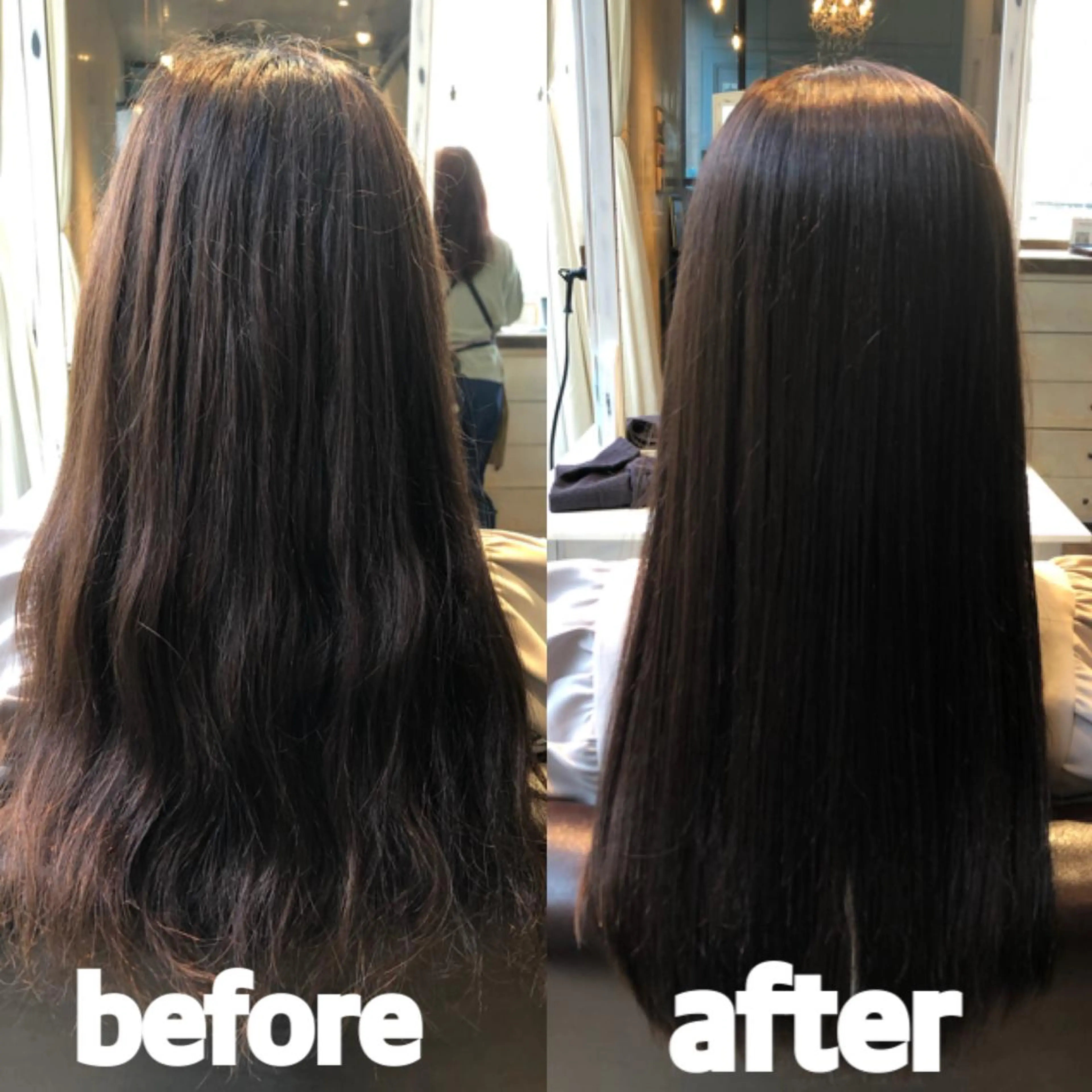ロング ヘアカラー 縮毛矯正 トリートメント ⭐️圧倒的艶髪⭐️ Neo⭐️のヘアスタイル