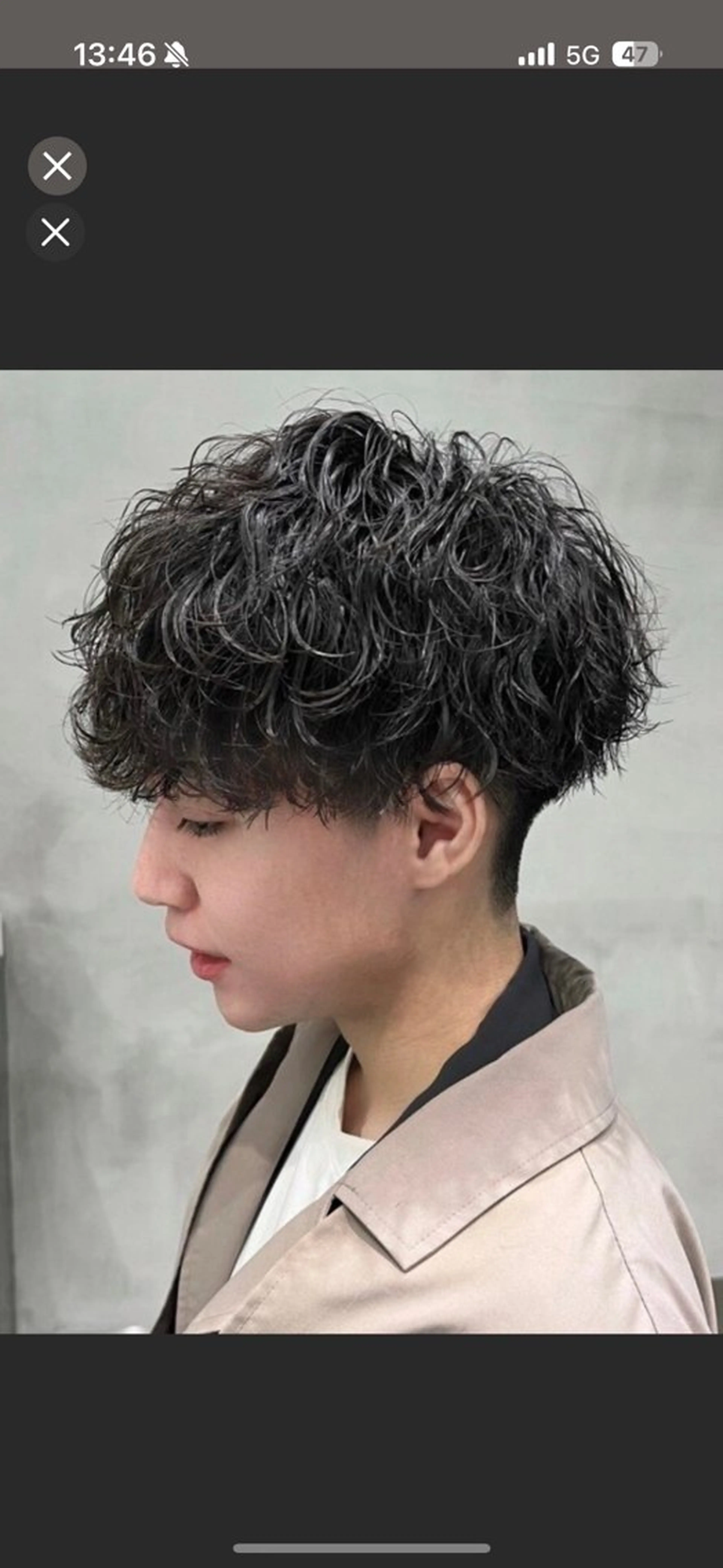 パーマ パーマ ☀️メンズカラー/透 明感カラー/新成のヘアスタイル