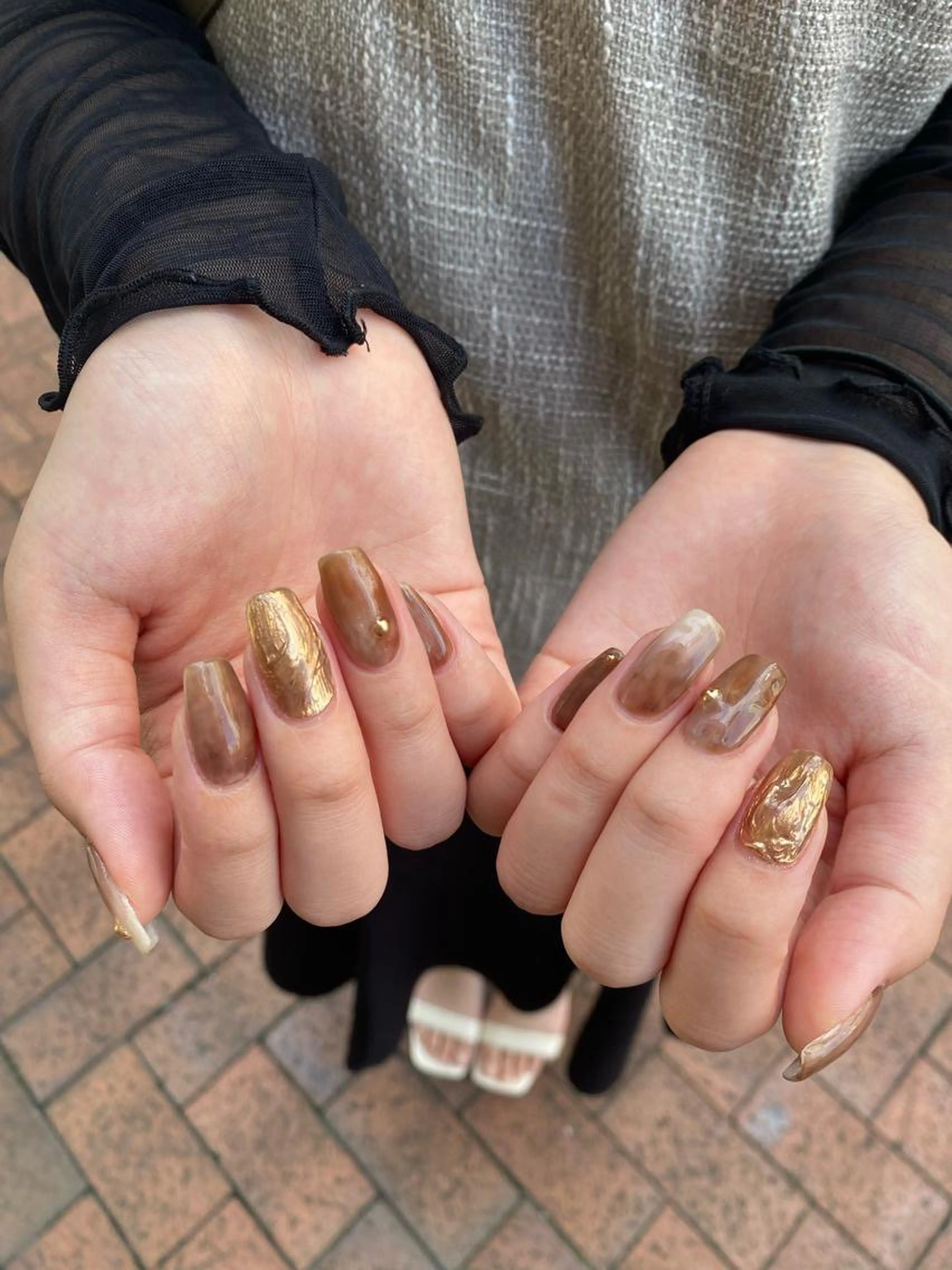ネイル ハンドネイル 【淡色color/ nail】maikoのネイルデザイン