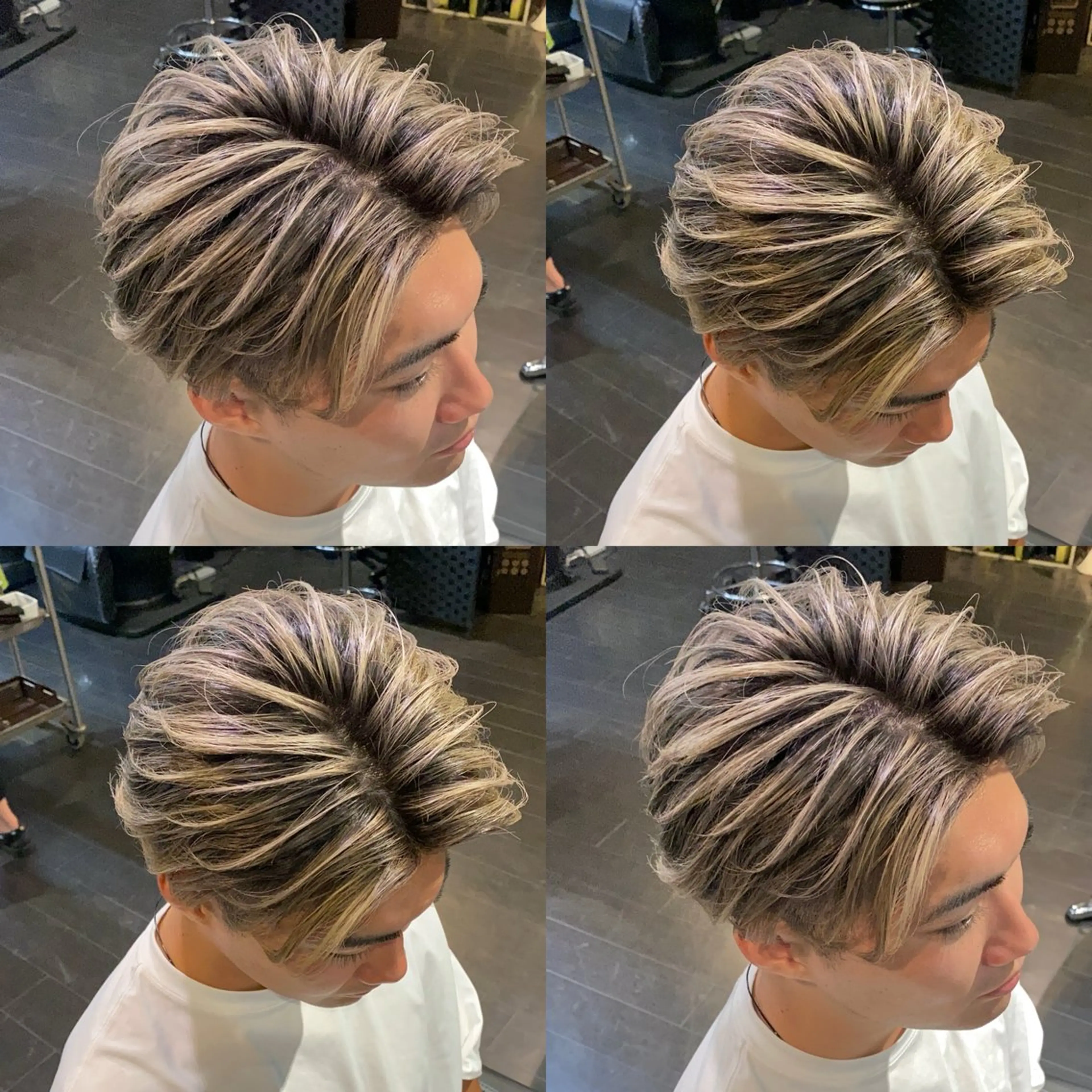 ショート レイヤーカット ヘアフラッグ西葛西店所属・デザインカラー⭐️ Yamauchiのヘアスタイル