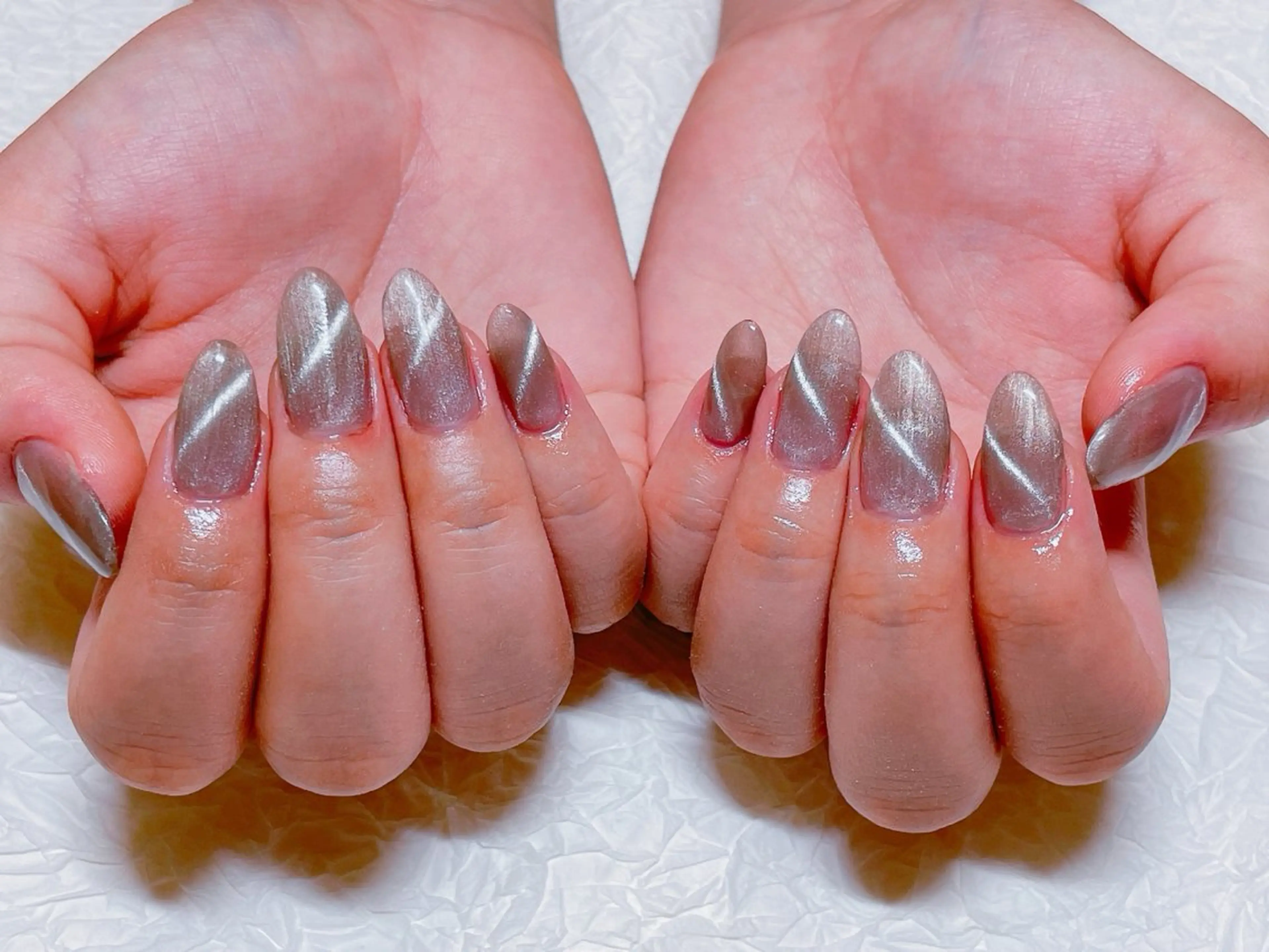 ネイル アートネイル ジェルネイル グラデーション マグネットネイル メンズネイル ハンドネイル ゆ か_Nails💫のネイルデザイン