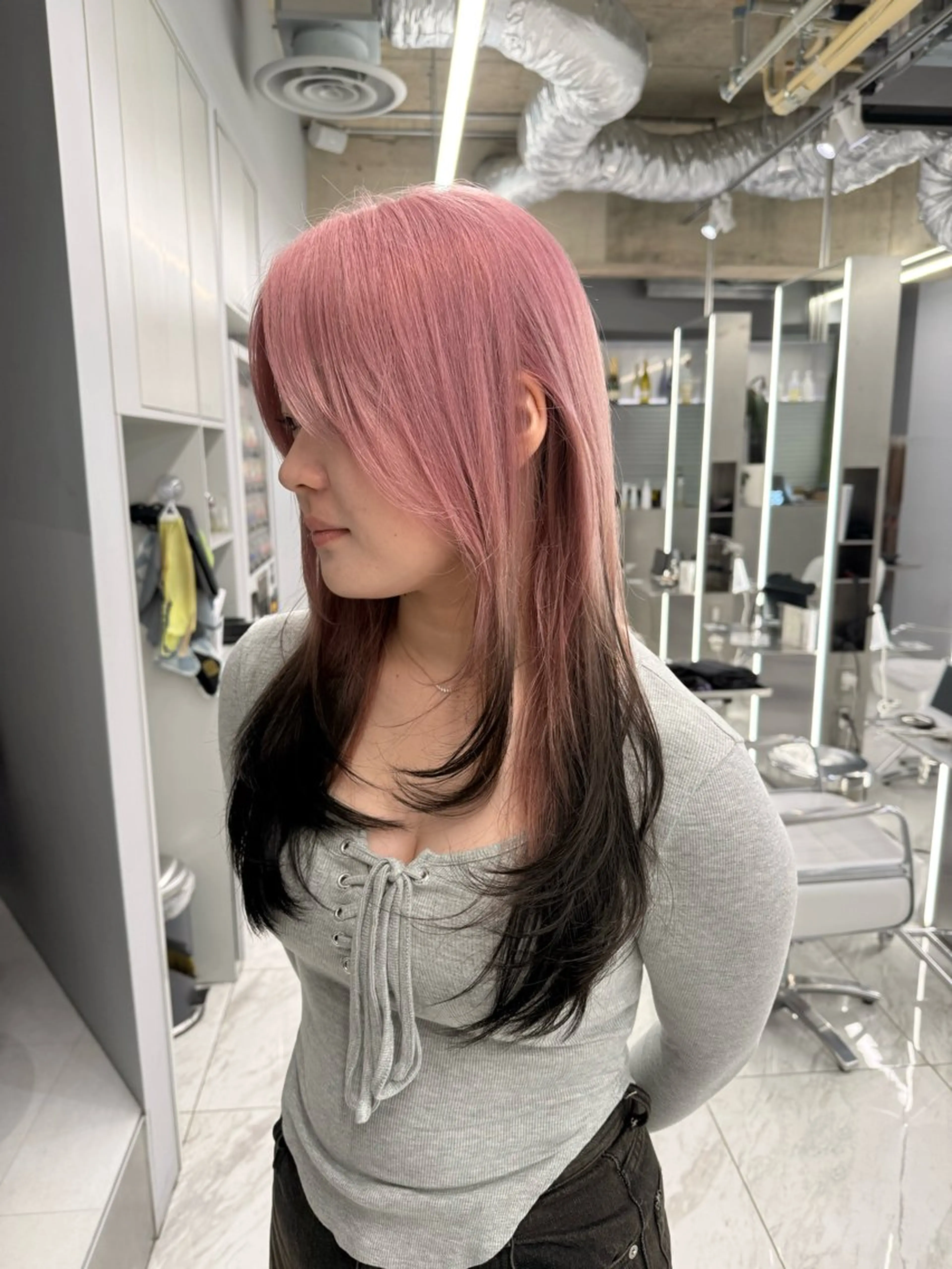 カラー カット ヘアカラー トリートメント ハイトーンレイヤー 🥇稲垣颯太のヘアスタイル