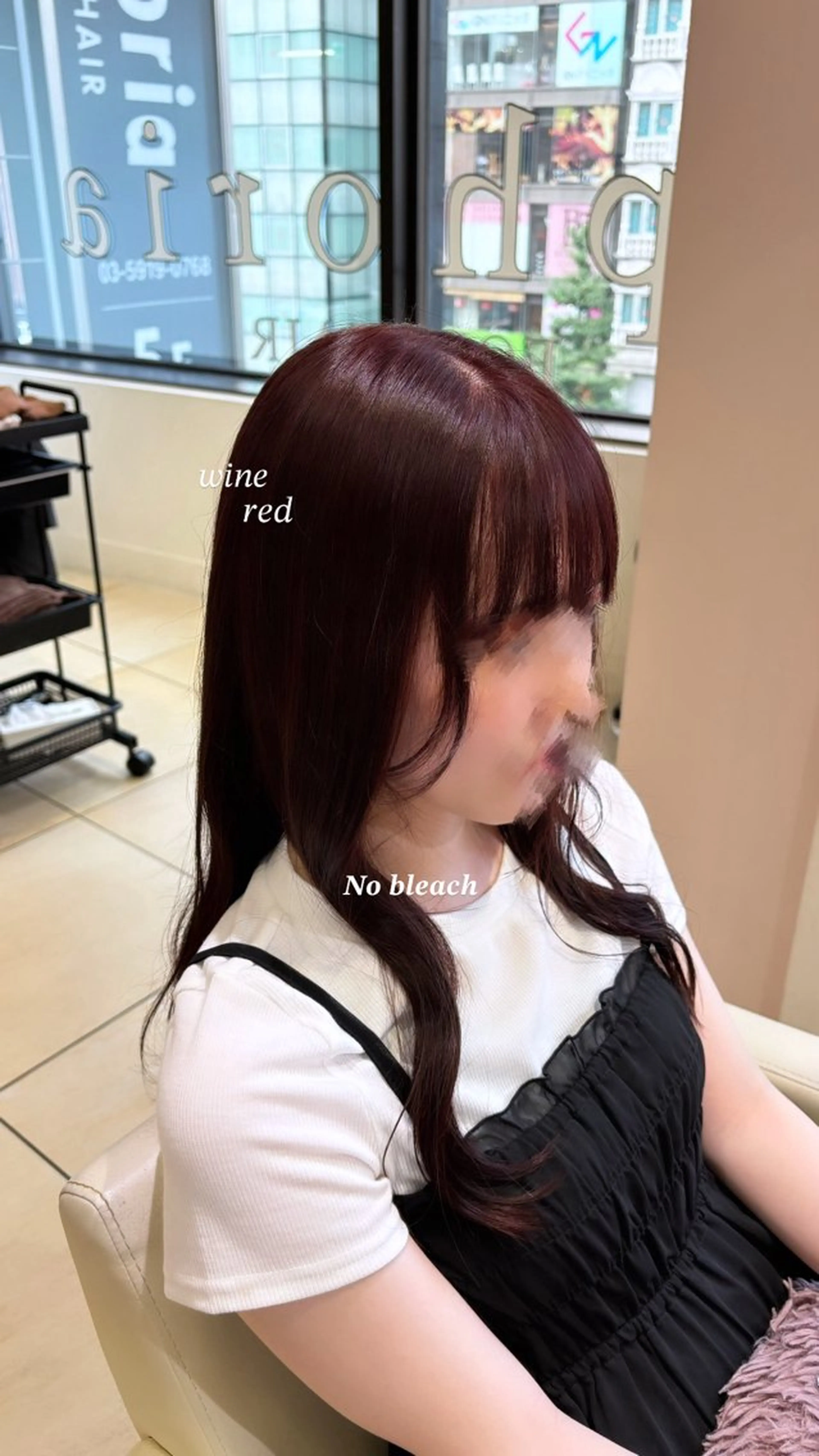 ロング カラー ブリーチ ブリーチなしカラー レッドカラー トリートメント 暖色カラー/ NOA.⋆𝜗𝜚のヘアスタイル