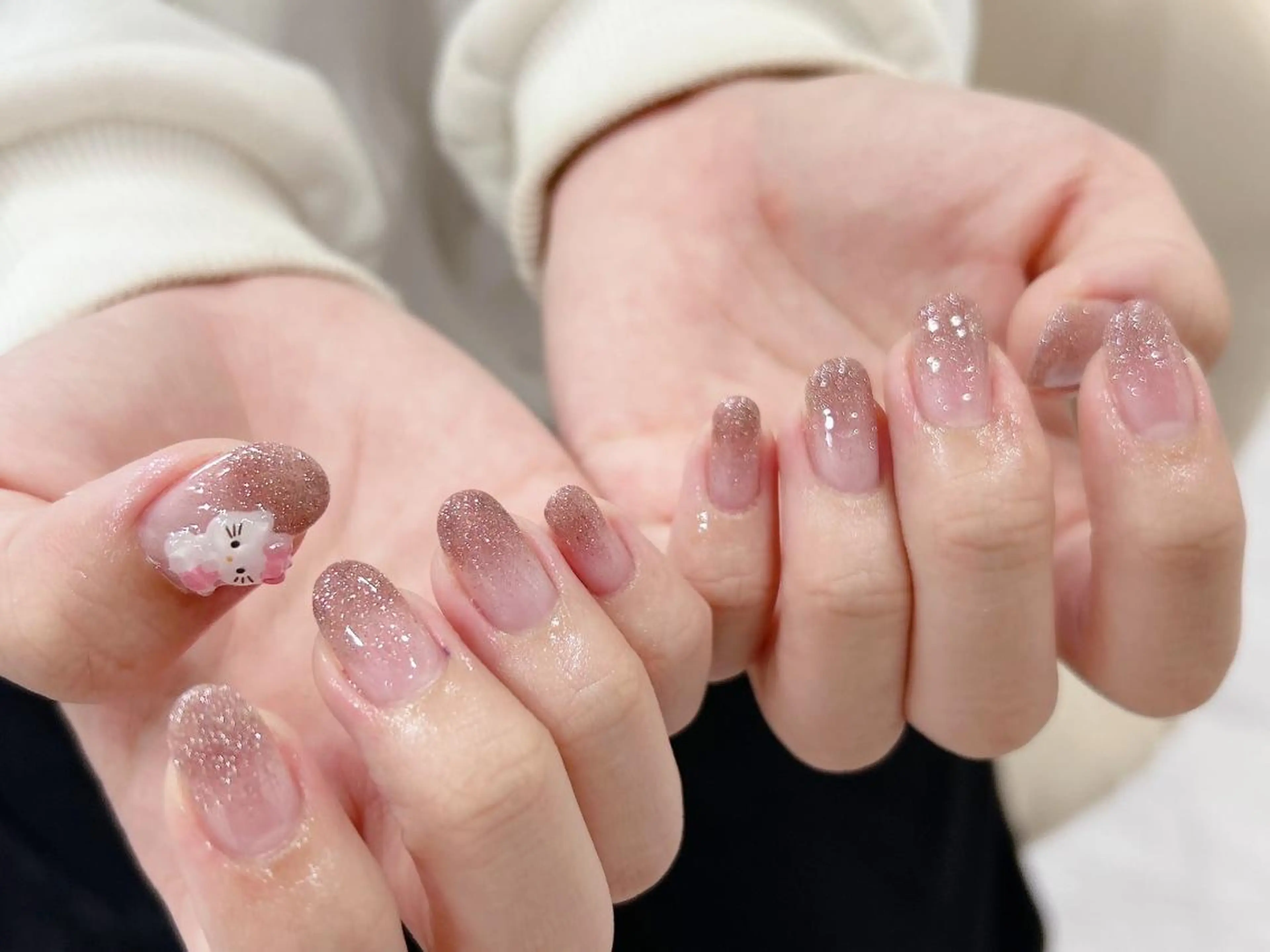 ネイル na🎀🎀na ちゅるちゅるのネイルデザイン