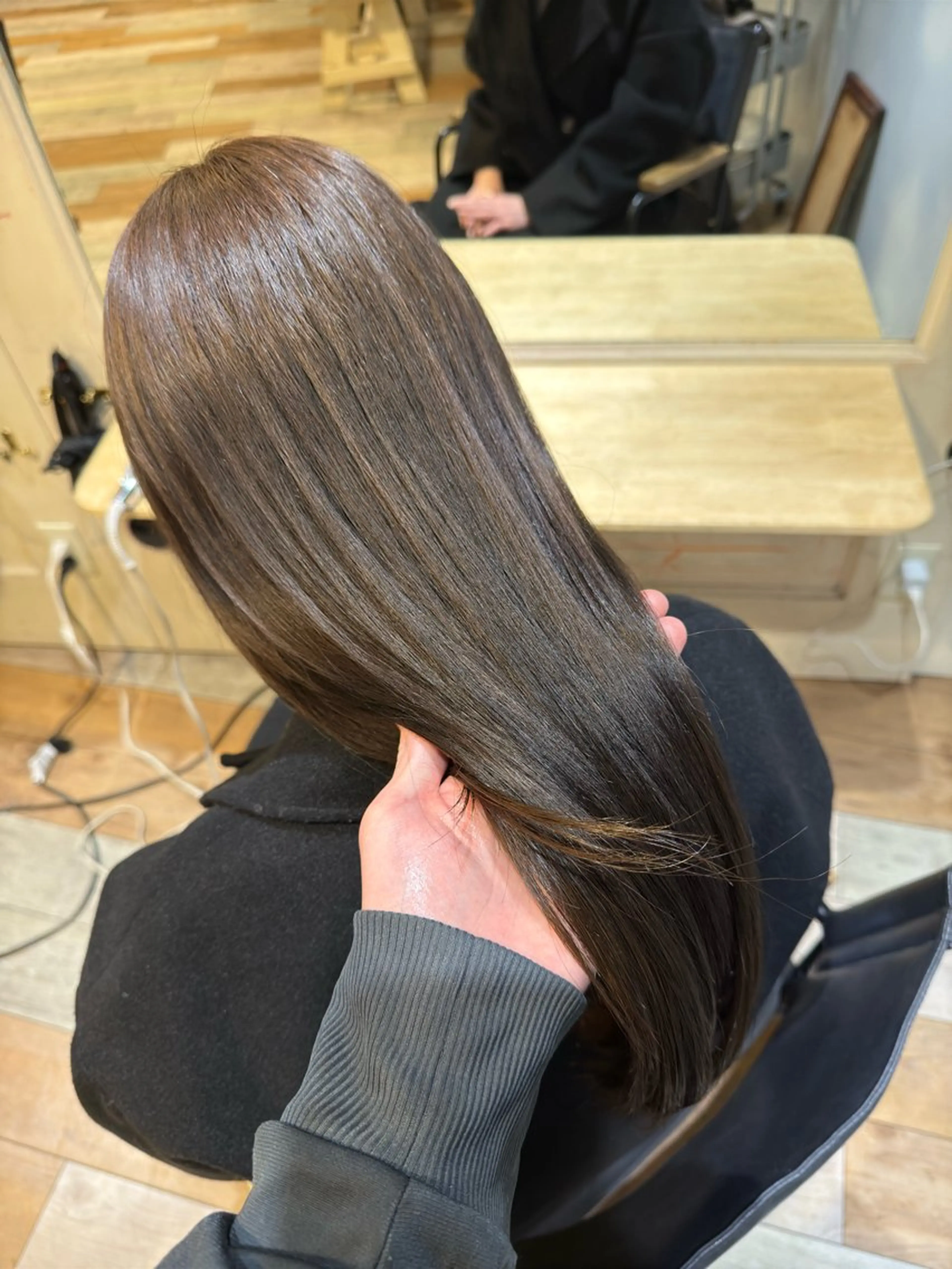 ロング カラー ブラウンカラー 透明感カラー ラベンダーカラー オレンジ ヘアカラー トリートメント HAIR SALON M Fe's 池袋所属・メンズカット/パーマ 艶カラーTAIGA︎のヘアスタイル