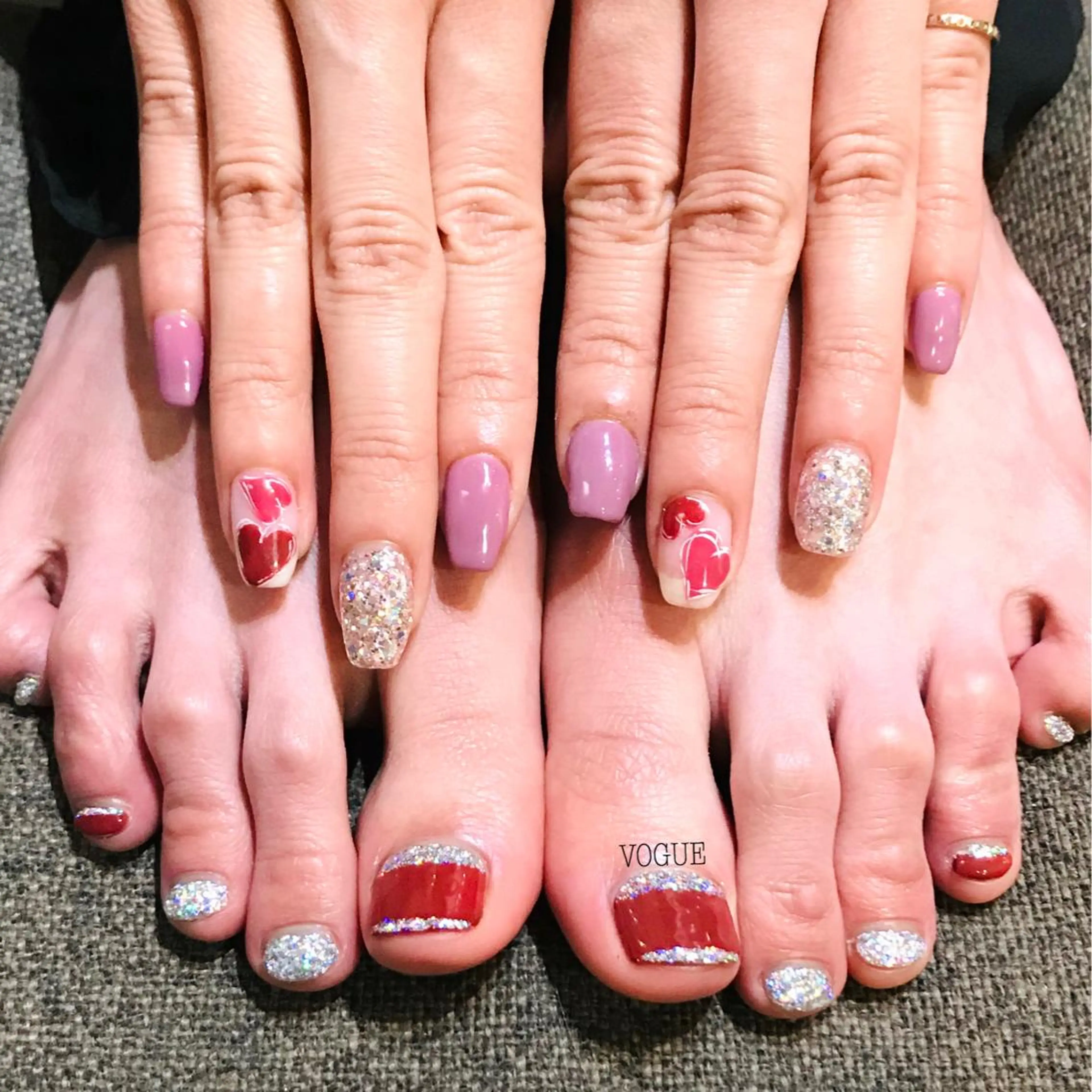 ネイル ハンドネイル VOGUE ×SWANのネイルデザイン