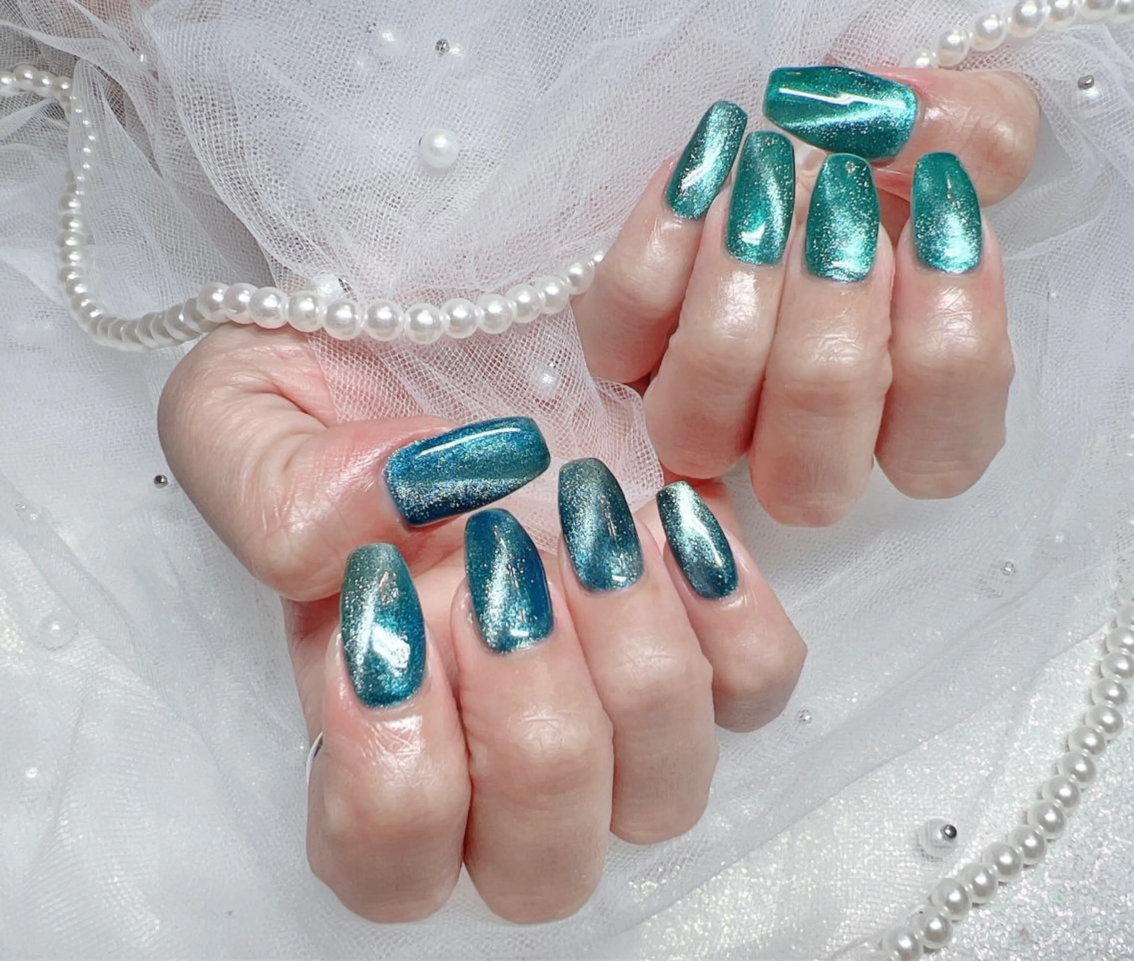 練習モデル!!Handマグネットネイル💅 (オフ+500)の写真