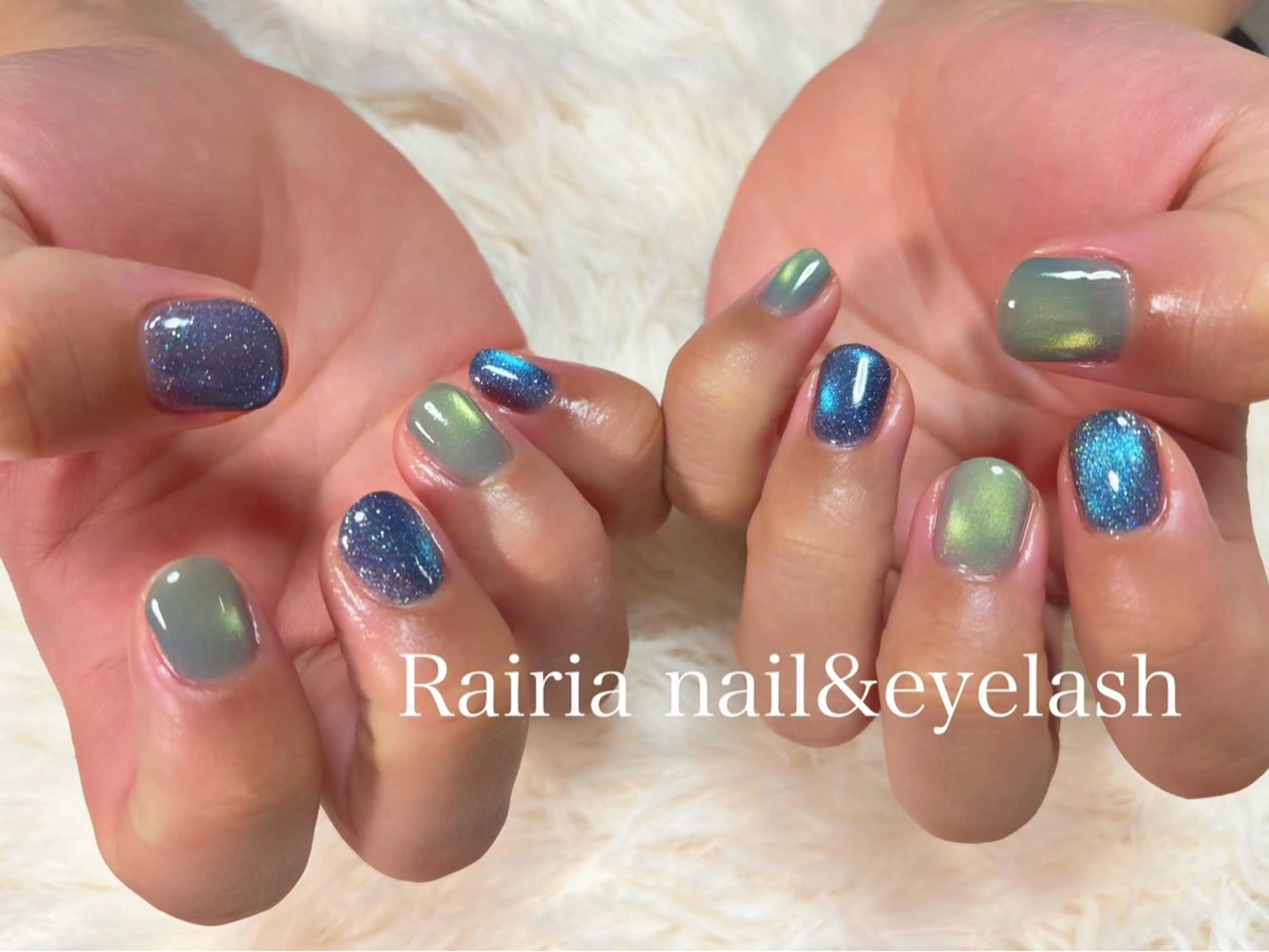 ネイル フットネイル ジェルネイル マグネットネイル オフィスネイル ワンカラーネイル NAILSALON CRISTA所属・🤍CRISTA yui🤍のネイルデザイン