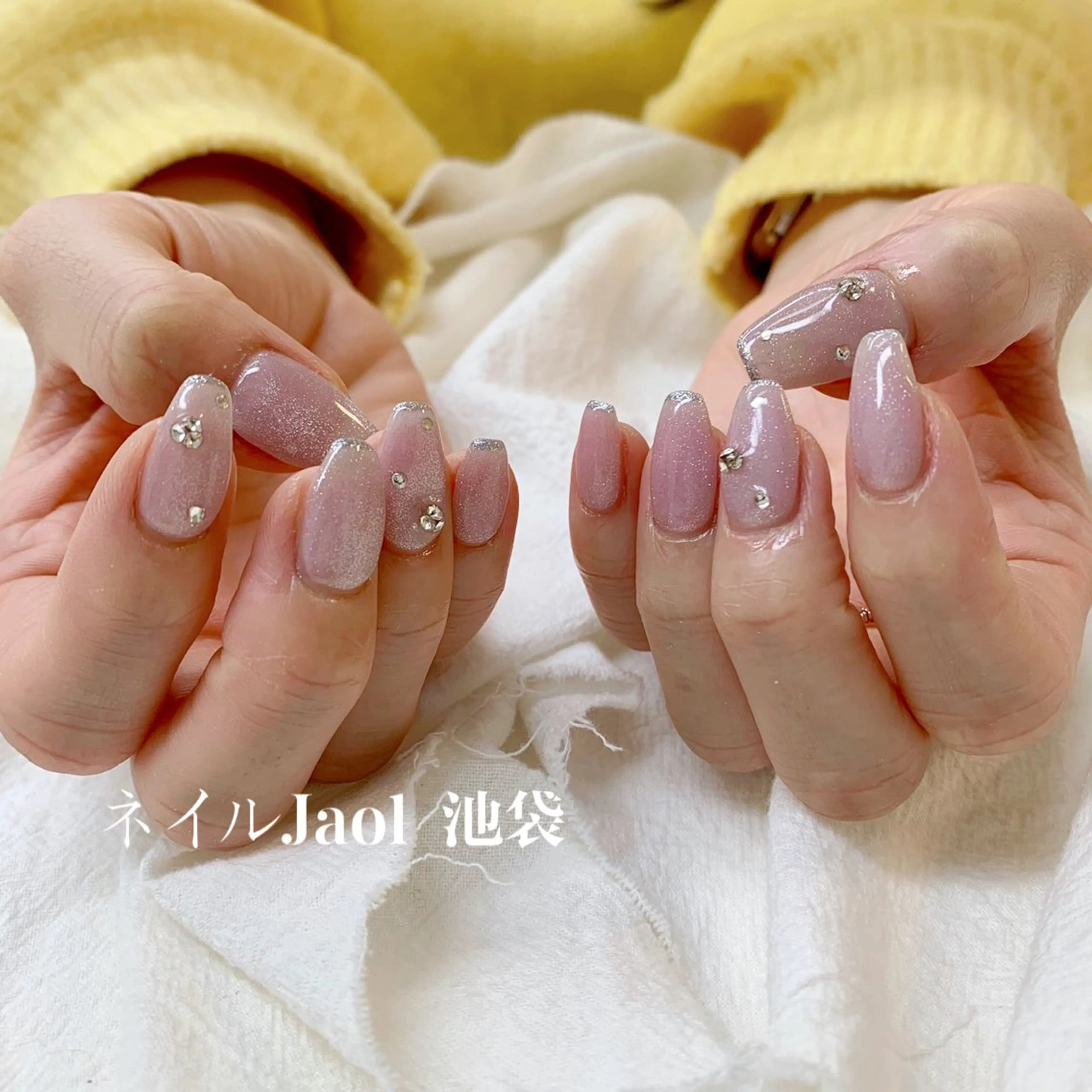 ミディアム ハンドネイル nail jaol池袋店所属・ネイルJaol 池袋のネイルデザイン