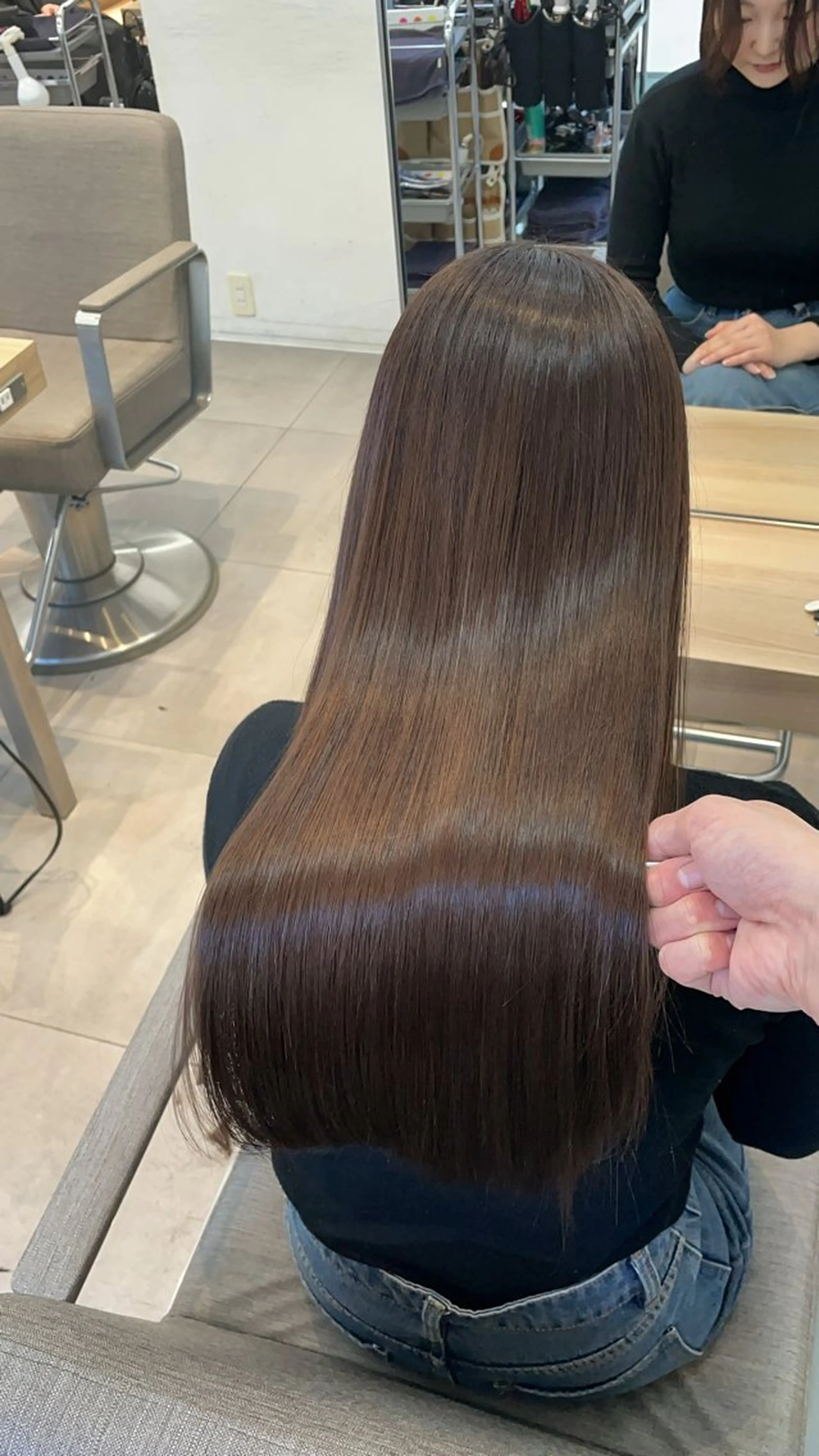 ロング カット 縮毛矯正 トリートメント ヘッドスパ ✨髪質改善✨美髪 矯正🫧小泉のヘアスタイル