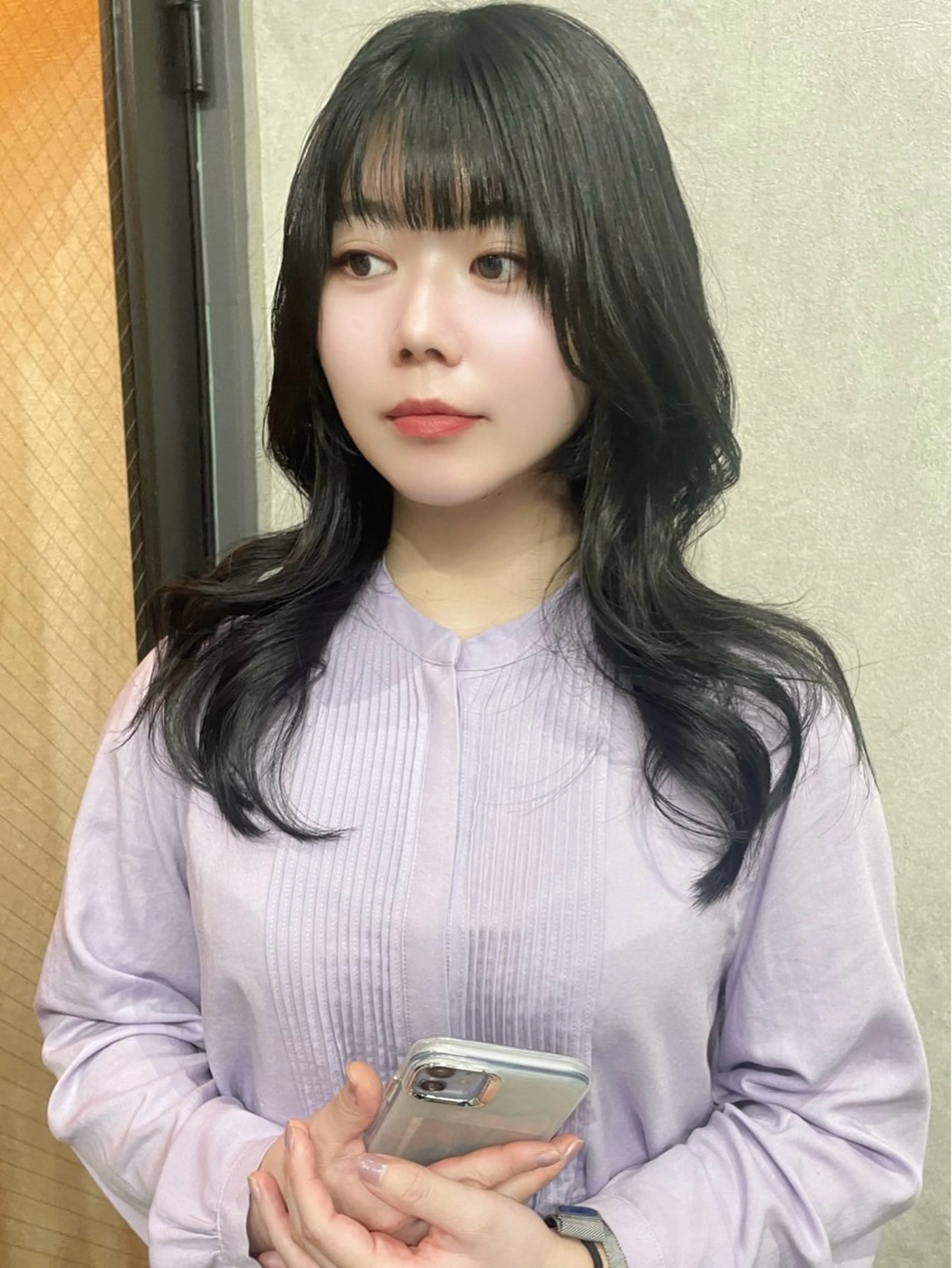 ロング カラー レイヤーカット AIRI layer cut hairのヘアスタイル