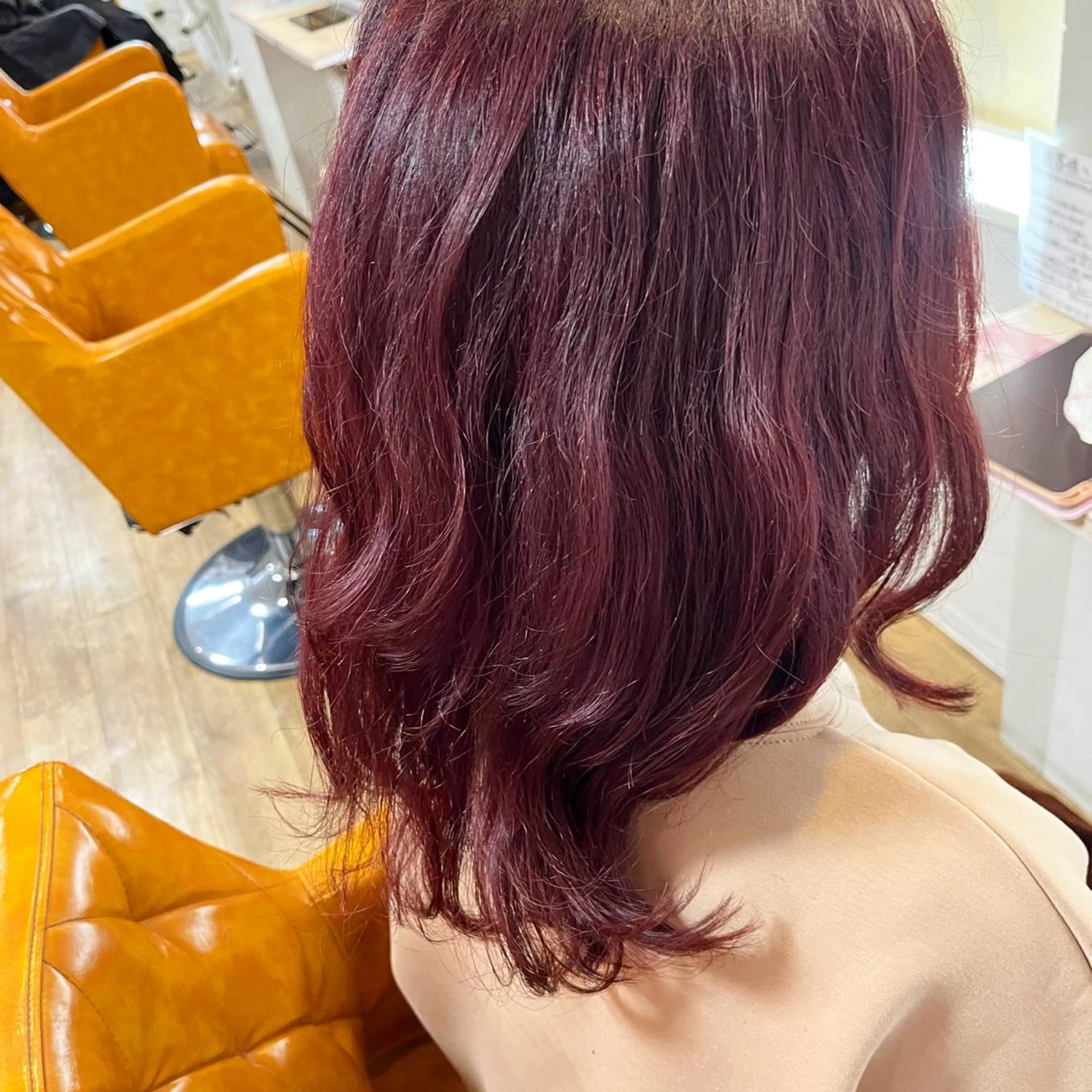 カラー ブリーチ ピンクカラー chocolat.NAMBA所属・🎀 MIYUKIのヘアスタイル