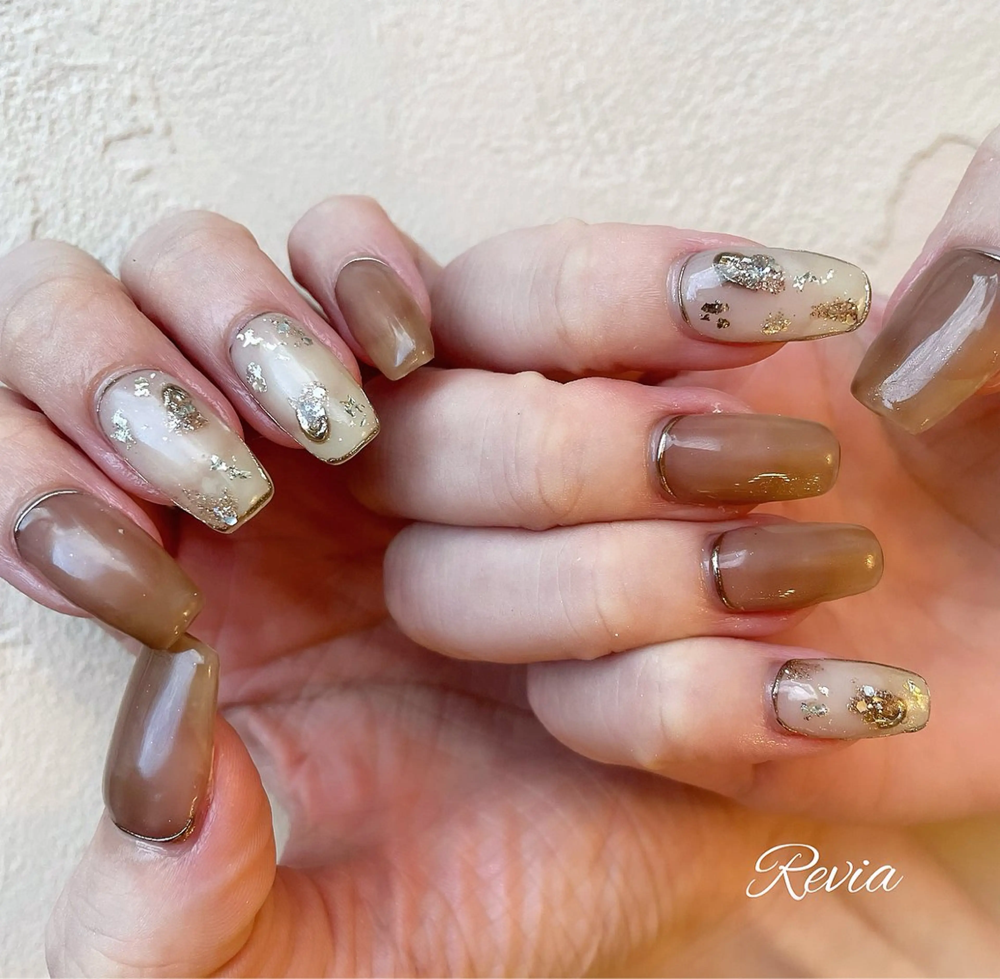 ネイル ハンドネイル revia所属・ERI Nailistのネイルデザイン