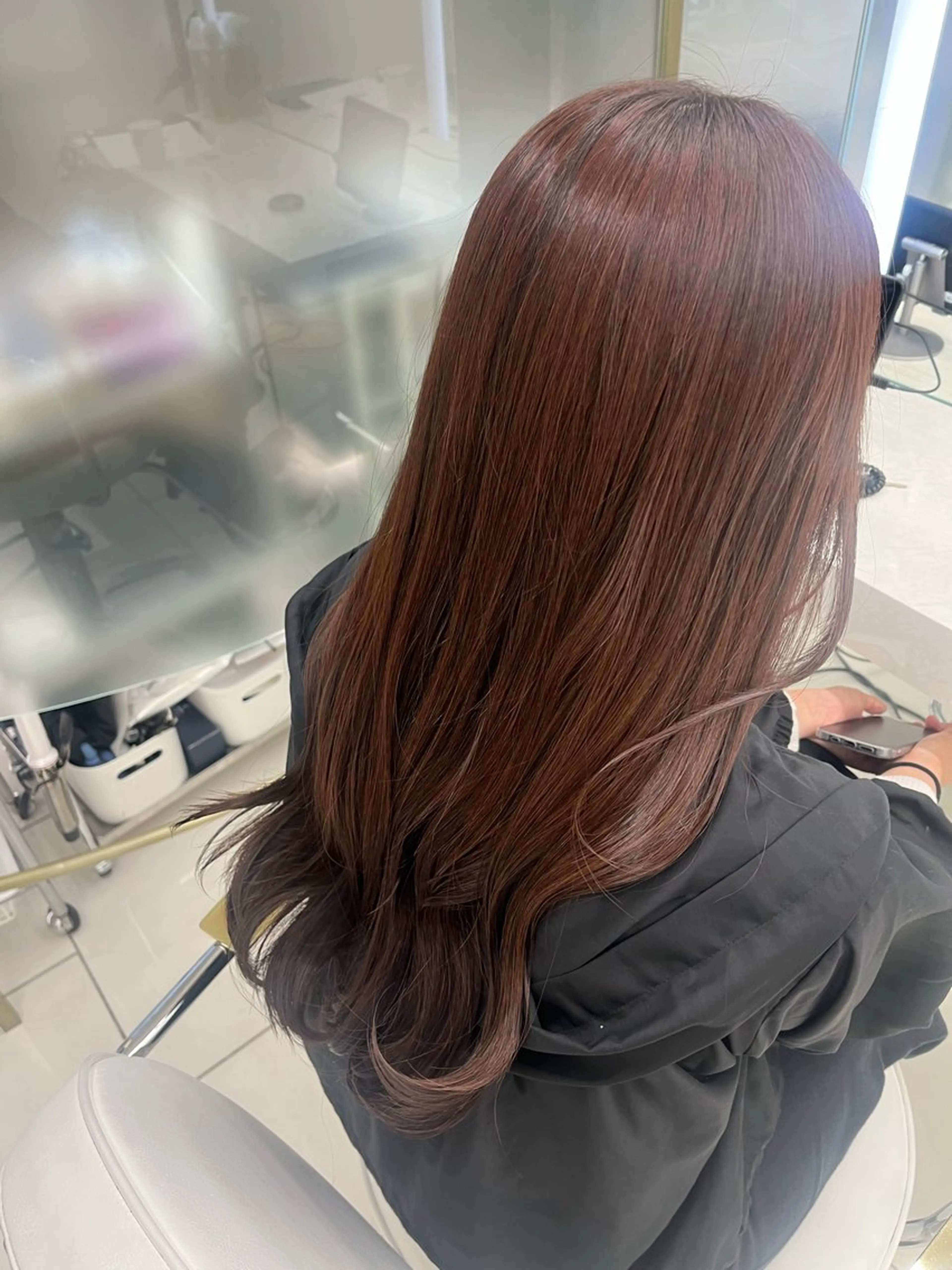 カラー 🎀サワ🎀 透け感カラーのヘアスタイル