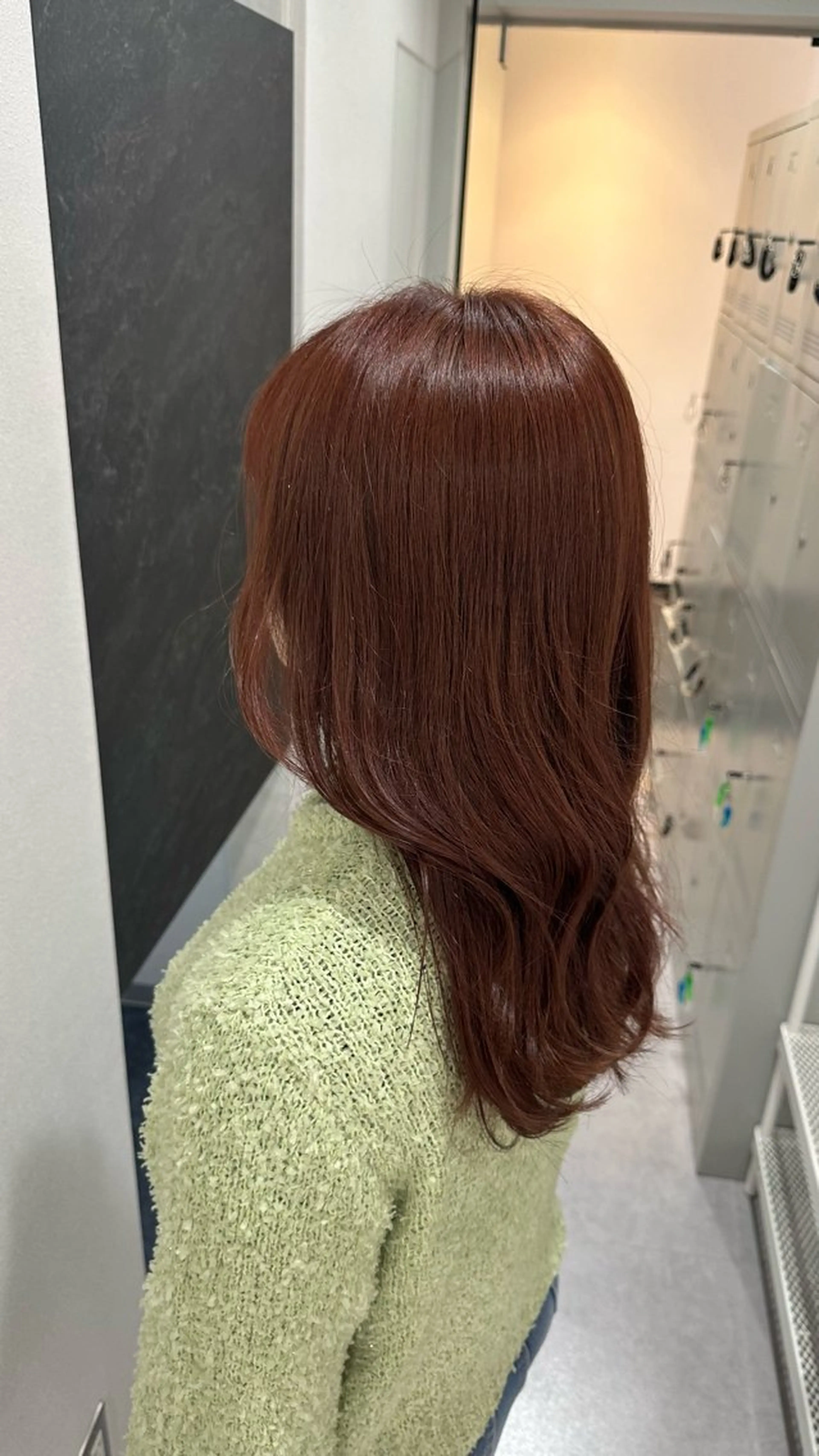セミロング カット ヘアカラー 心斎橋艶カラー💖 ノノのヘアスタイル