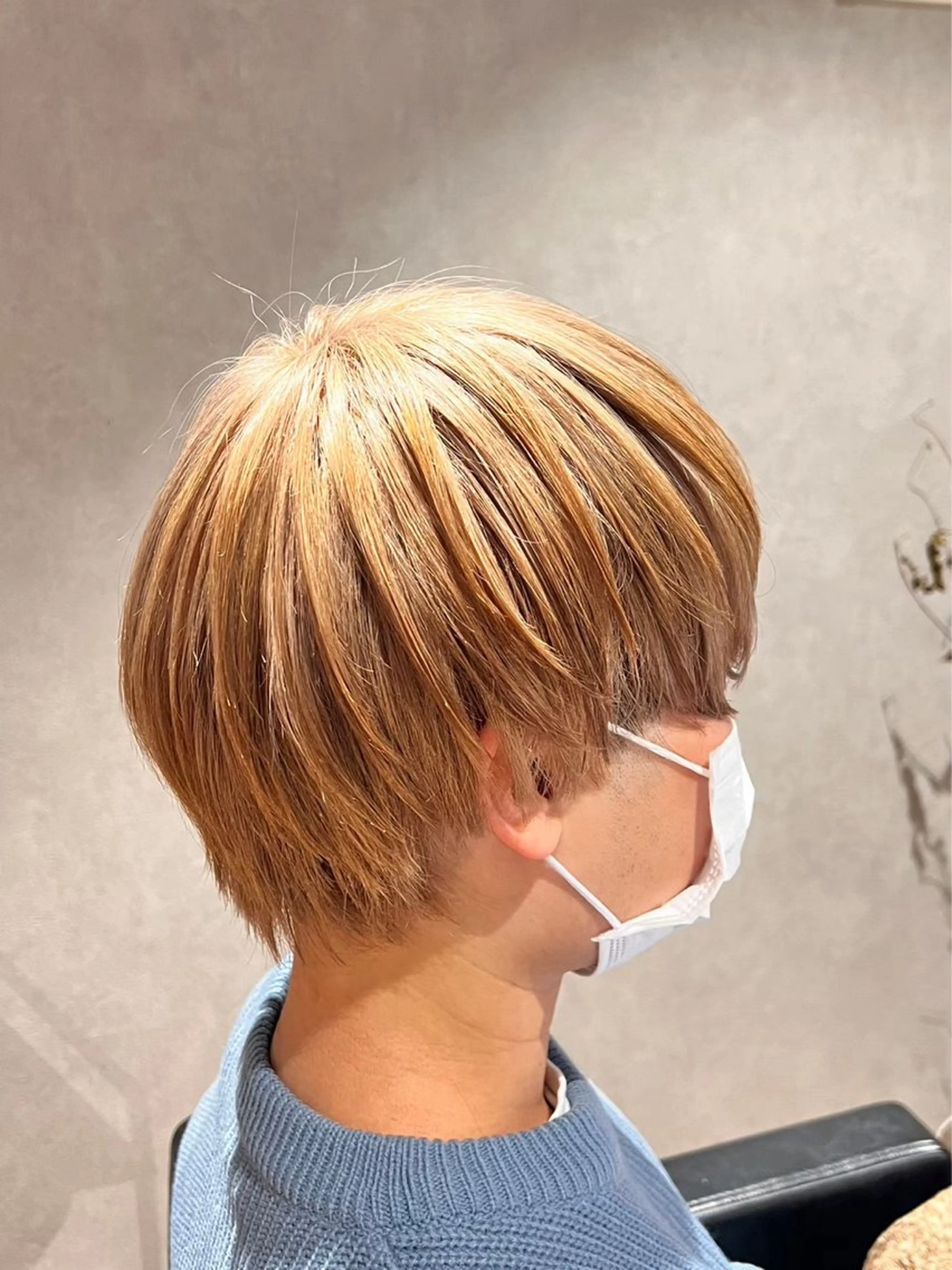 ミディアム カラー メンズ 土屋 咲希のヘアスタイル