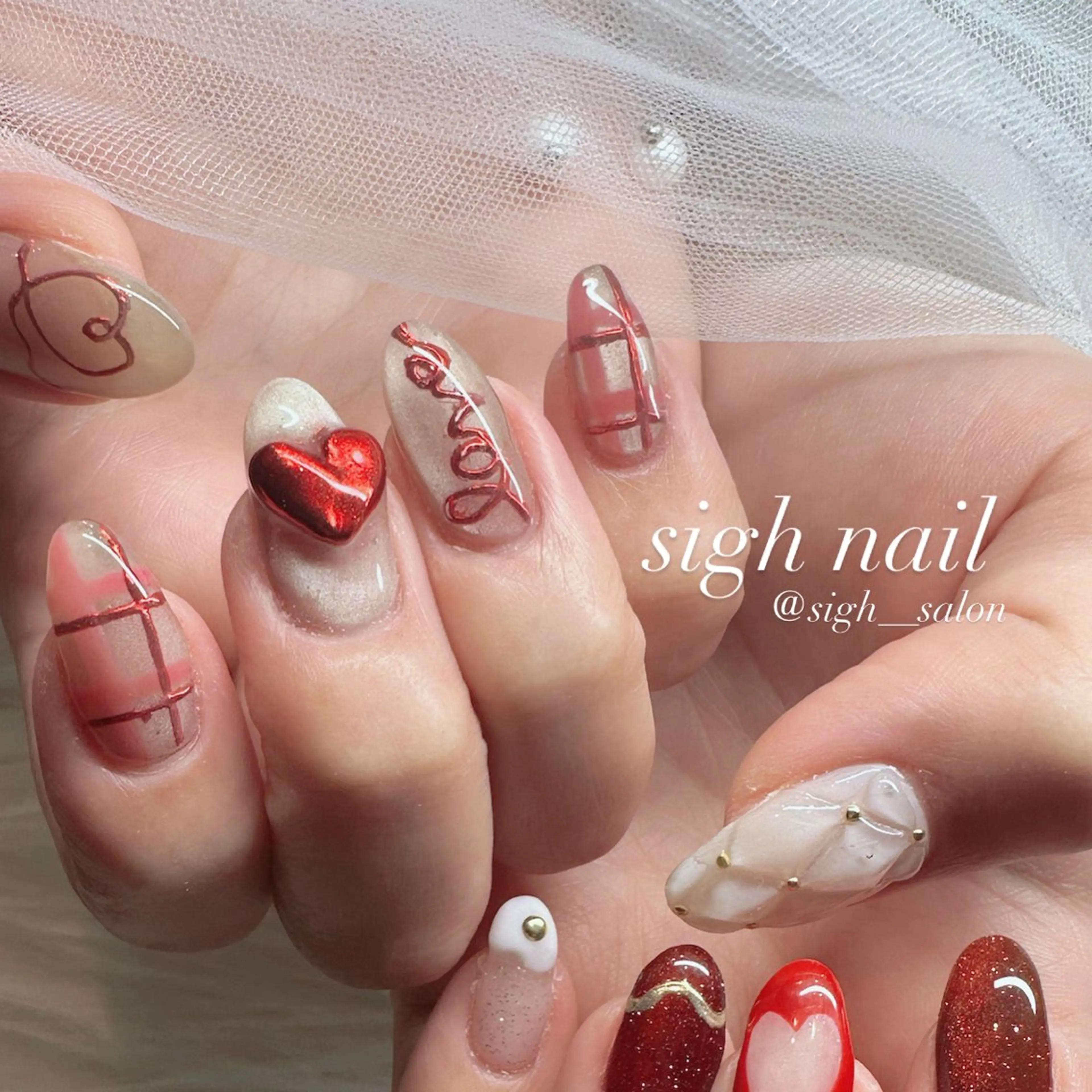 ネイル ハンドネイル sigh nail所属・sigh nail /岐阜羽島駅徒歩5分のネイルデザイン