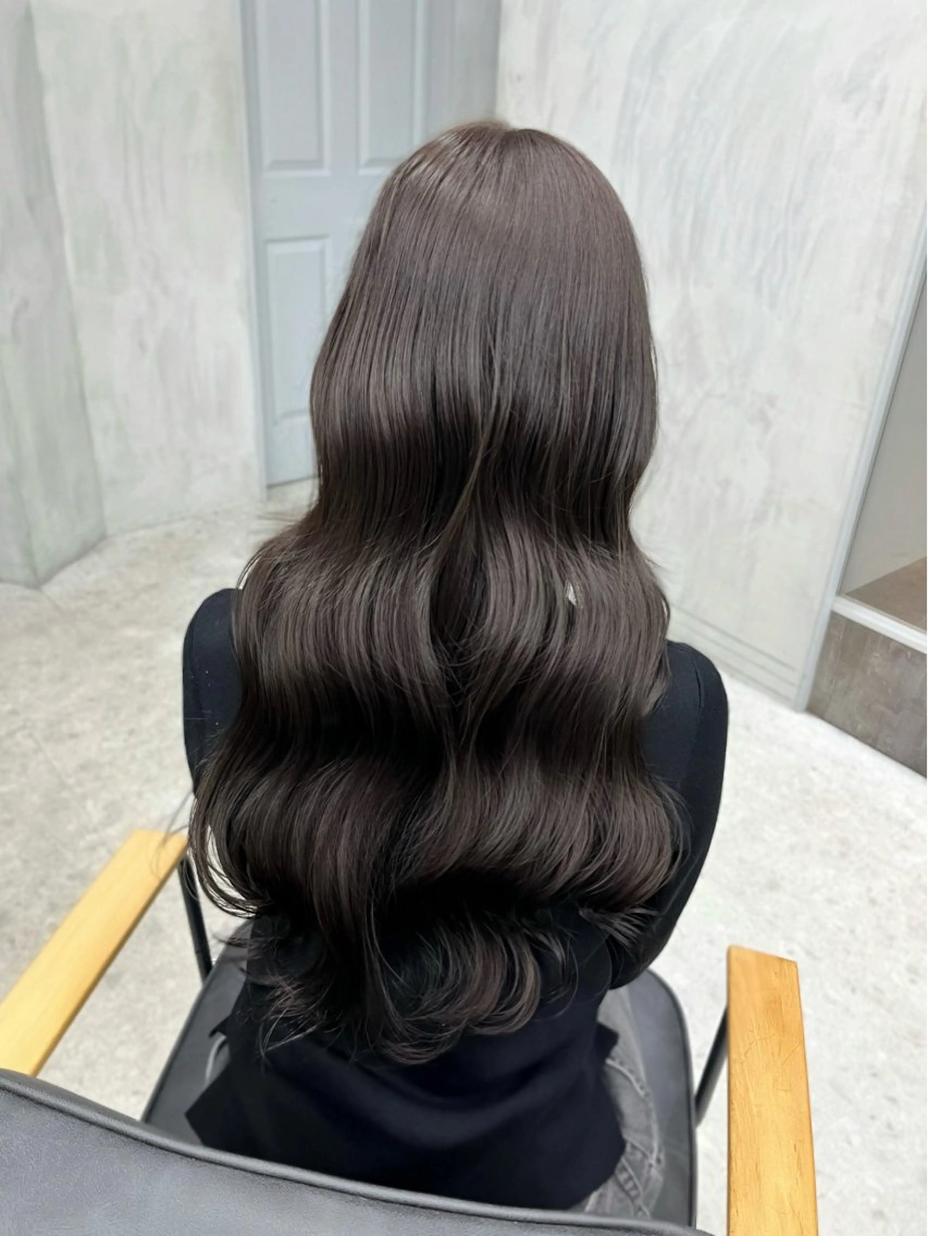 ロング 新宿📍韓国ヘア 🇰🇷透明感カラーのヘアスタイル