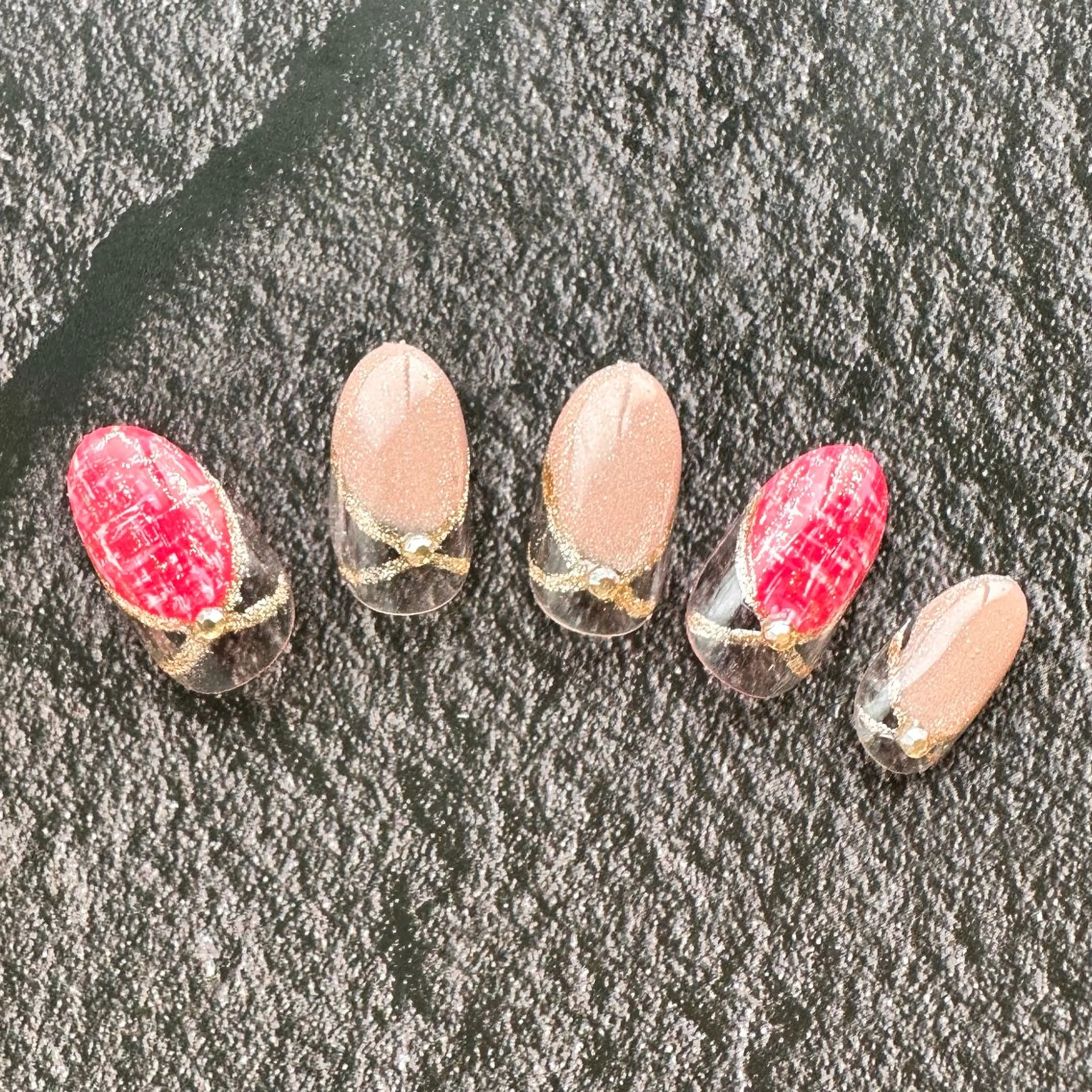 ネイル ハンドネイル Alushe平井店 🔅アイ🔅のネイルデザイン