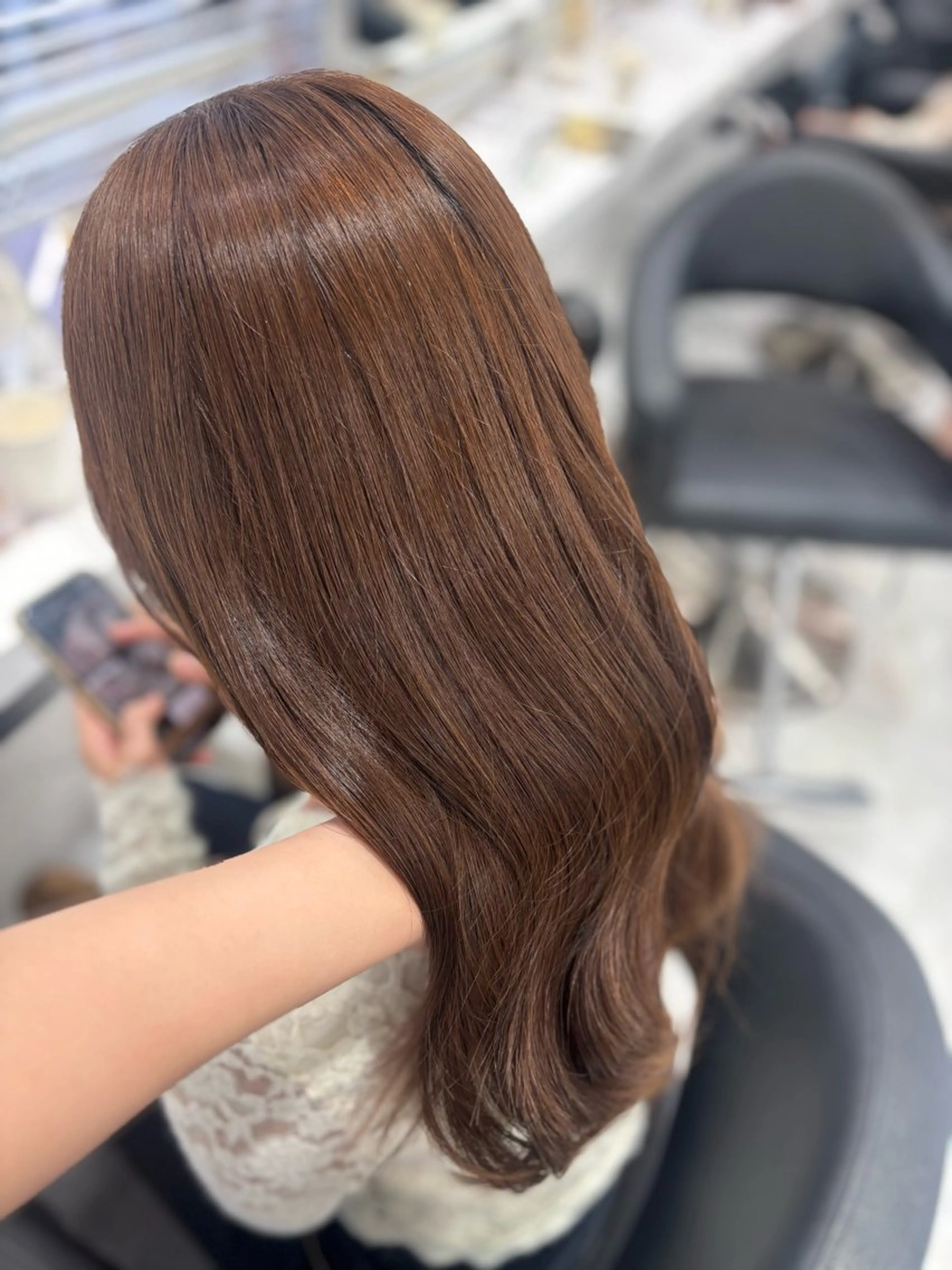 ロング カラー ヘアカラー 韓国トレンドヘア🤍 Chima🤍のヘアスタイル