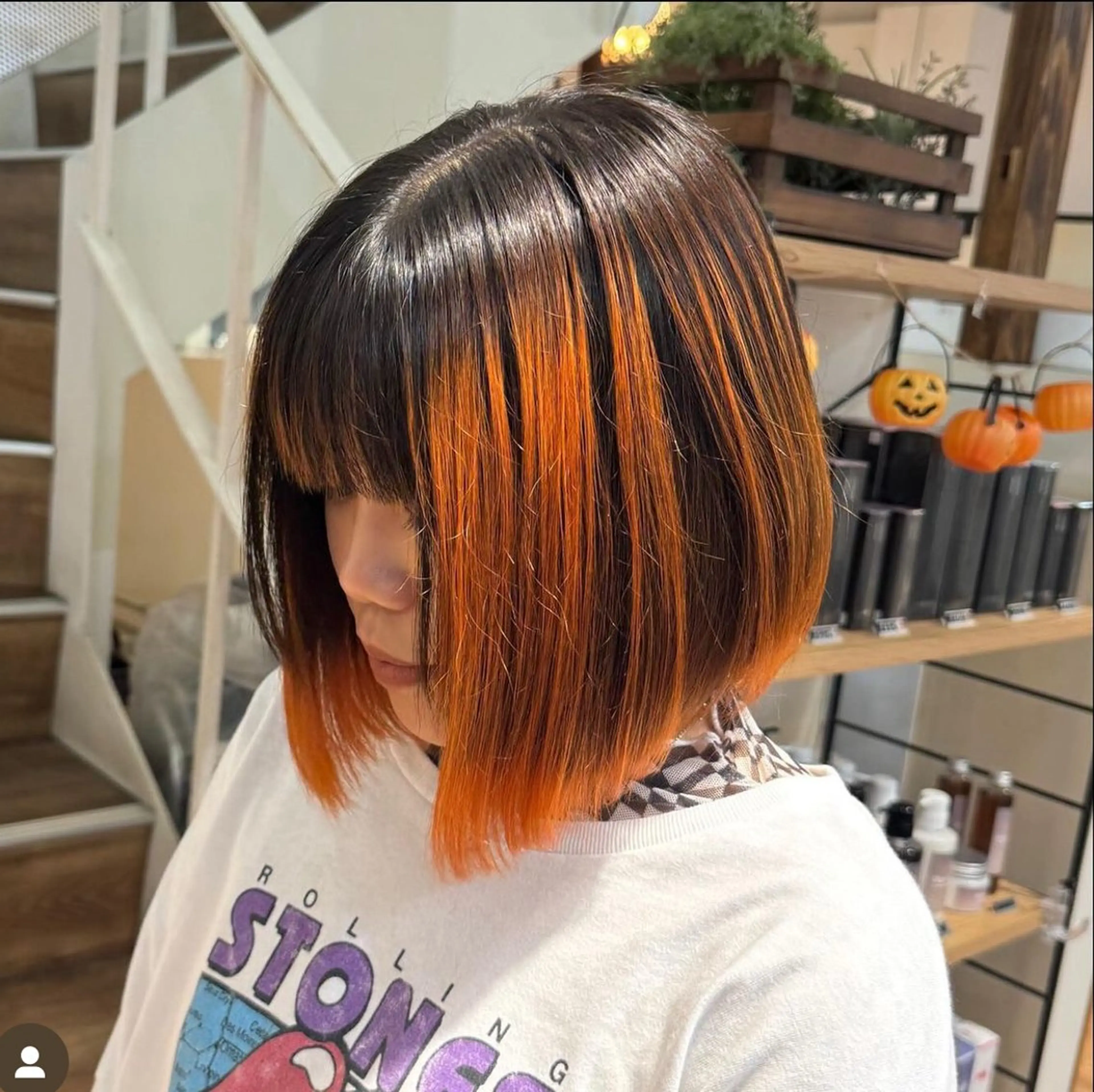 ショート カラー ヘアアレンジ デザインカラー ヘアカラー トリートメント hip's eyes 渡辺舜のヘアスタイル