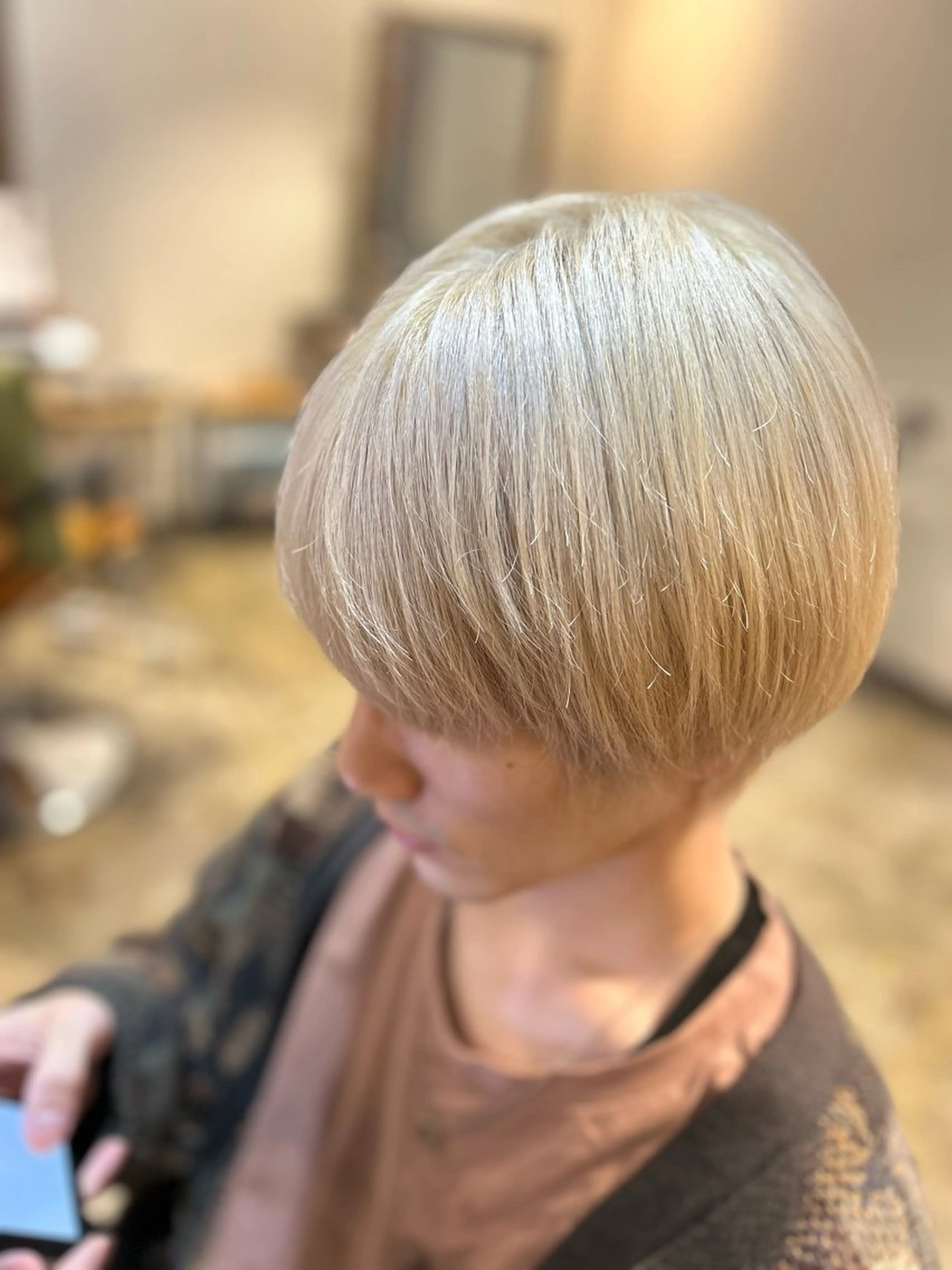 カラー メンズ ヘアカラー 暖色/レイヤー 🦋MIYUUのヘアスタイル