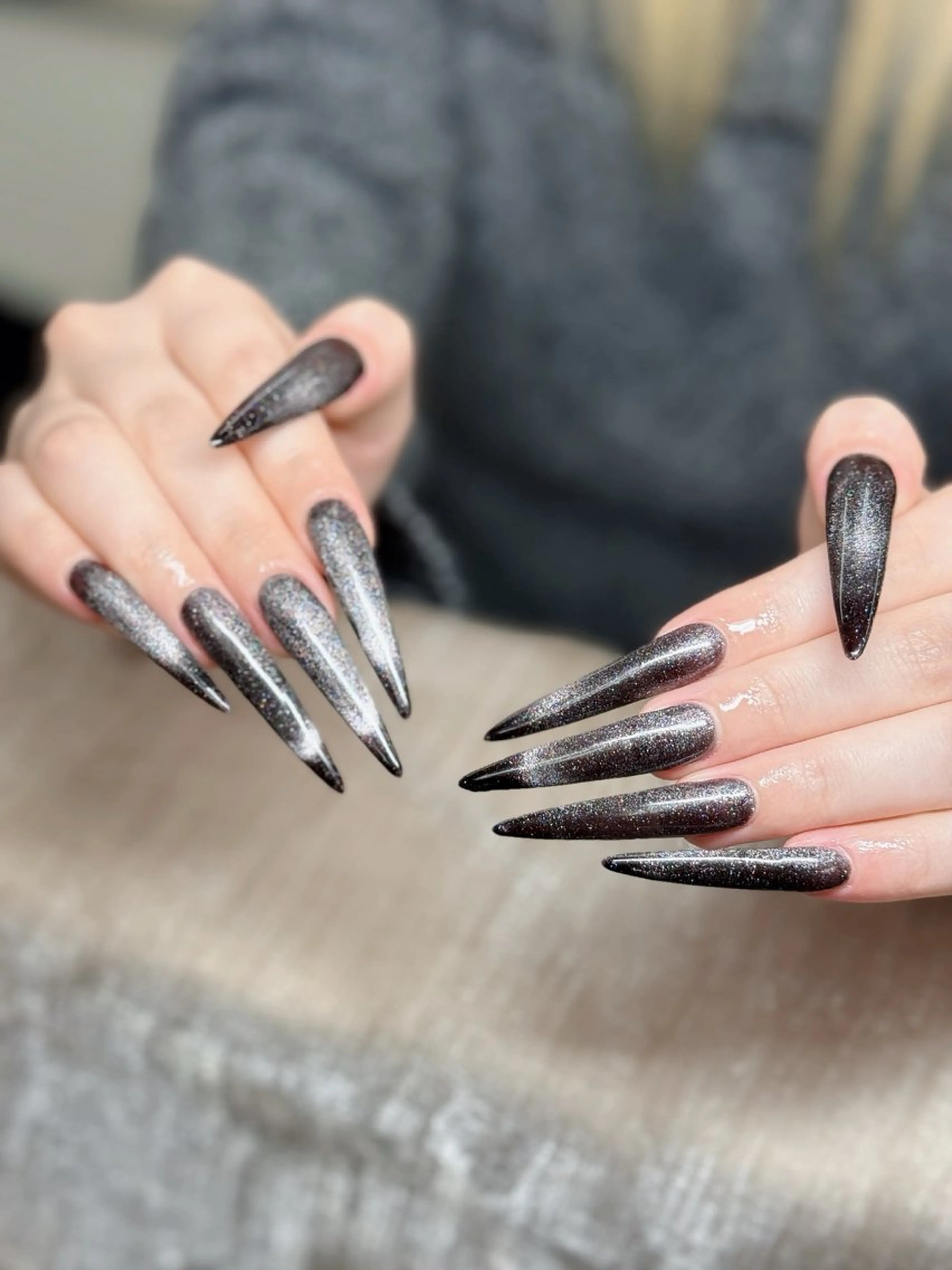 ネイル アートネイル フレンチネイル ジェルネイル 韓国ネイル マグネットネイル ハンドネイル Lenie Nail Okuboのネイルデザイン