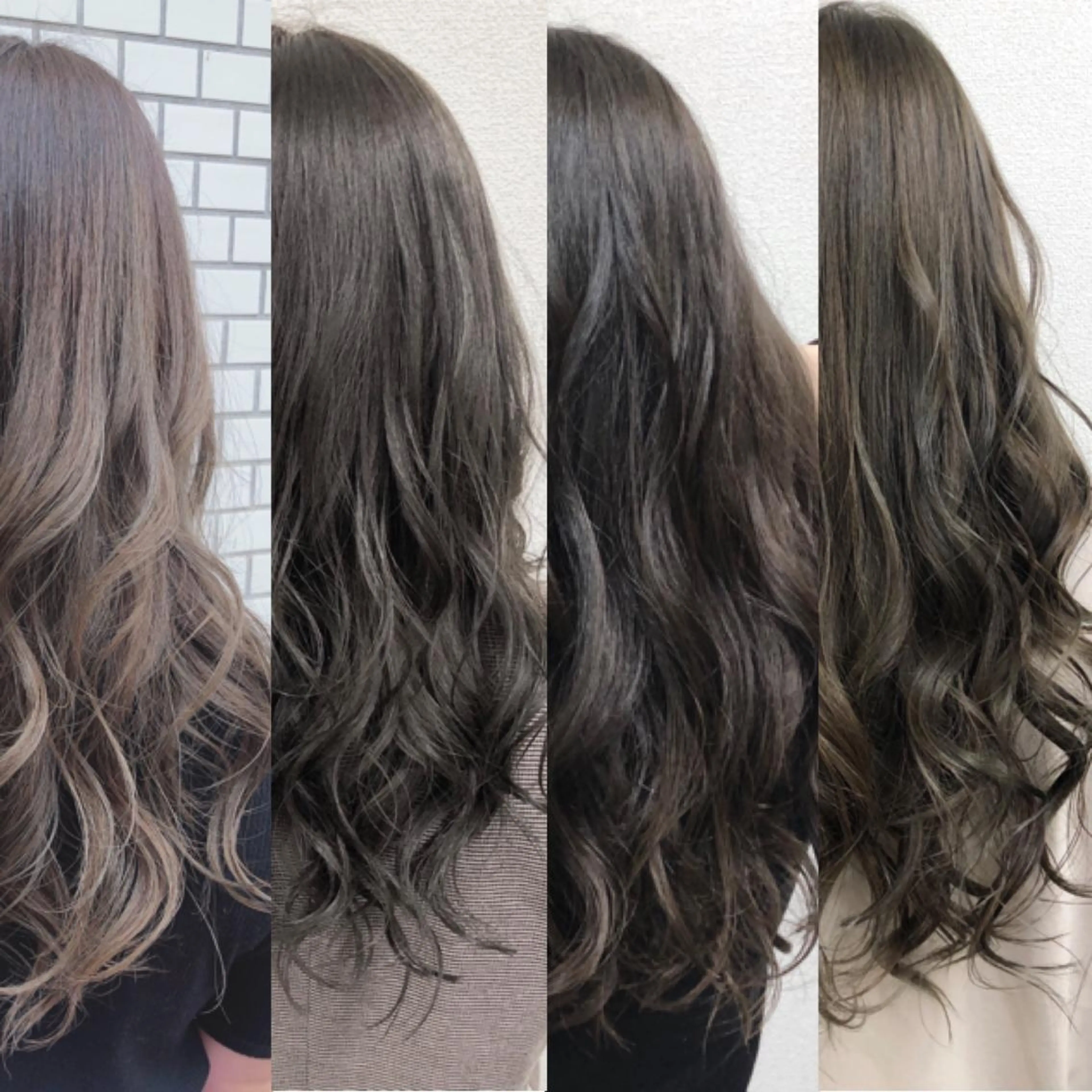 セミロング カラー Lee大阪店所属・店長 濱口 花菜 美髪整形のヘアスタイル