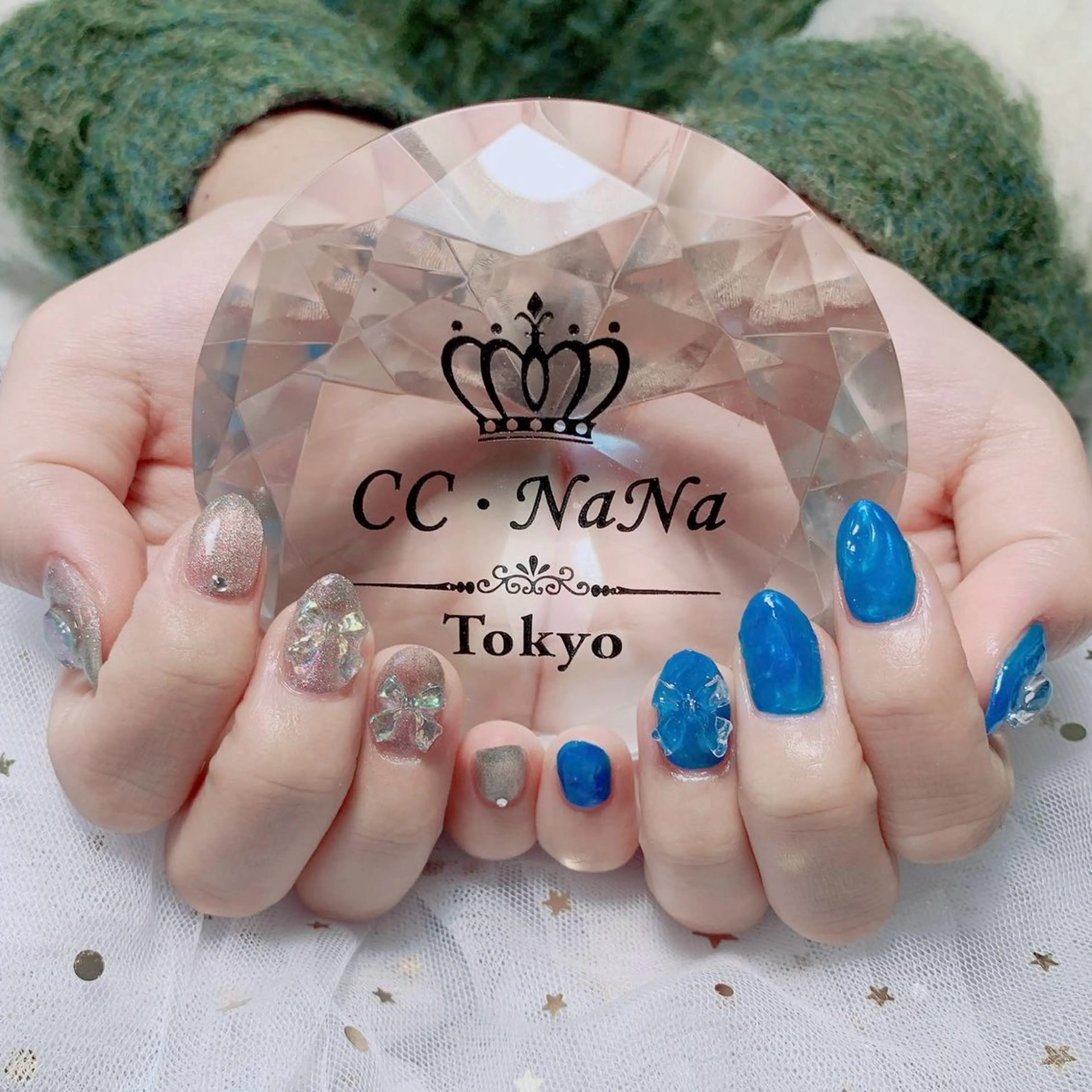 ネイル 持ち込み ハンドネイル 💎CC・NaNa 韓国風ネイル🌙のネイルデザイン