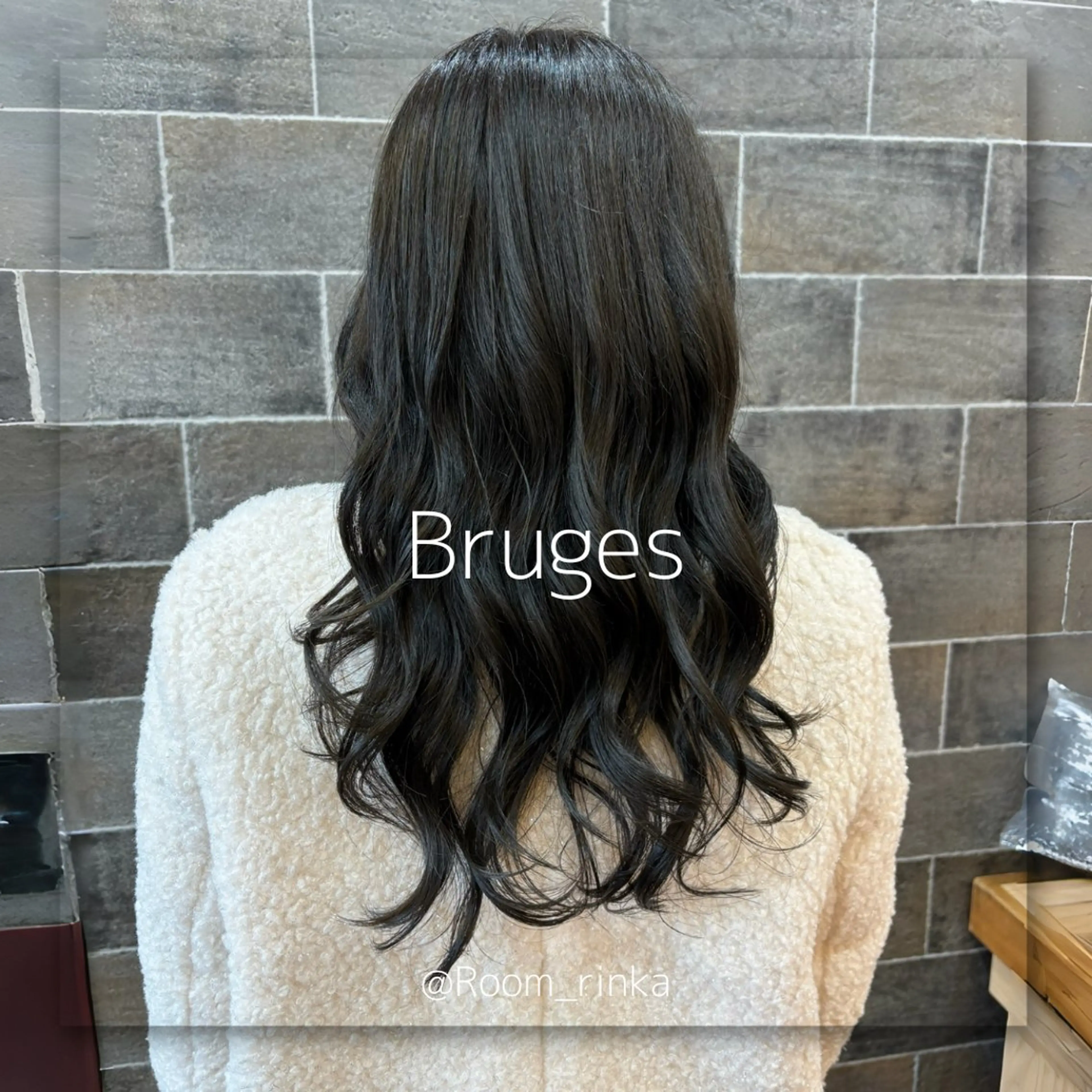 ロング アッシュ ボブ レイヤーカット ヘアカラー 栗原 鈴華🌻のヘアスタイル