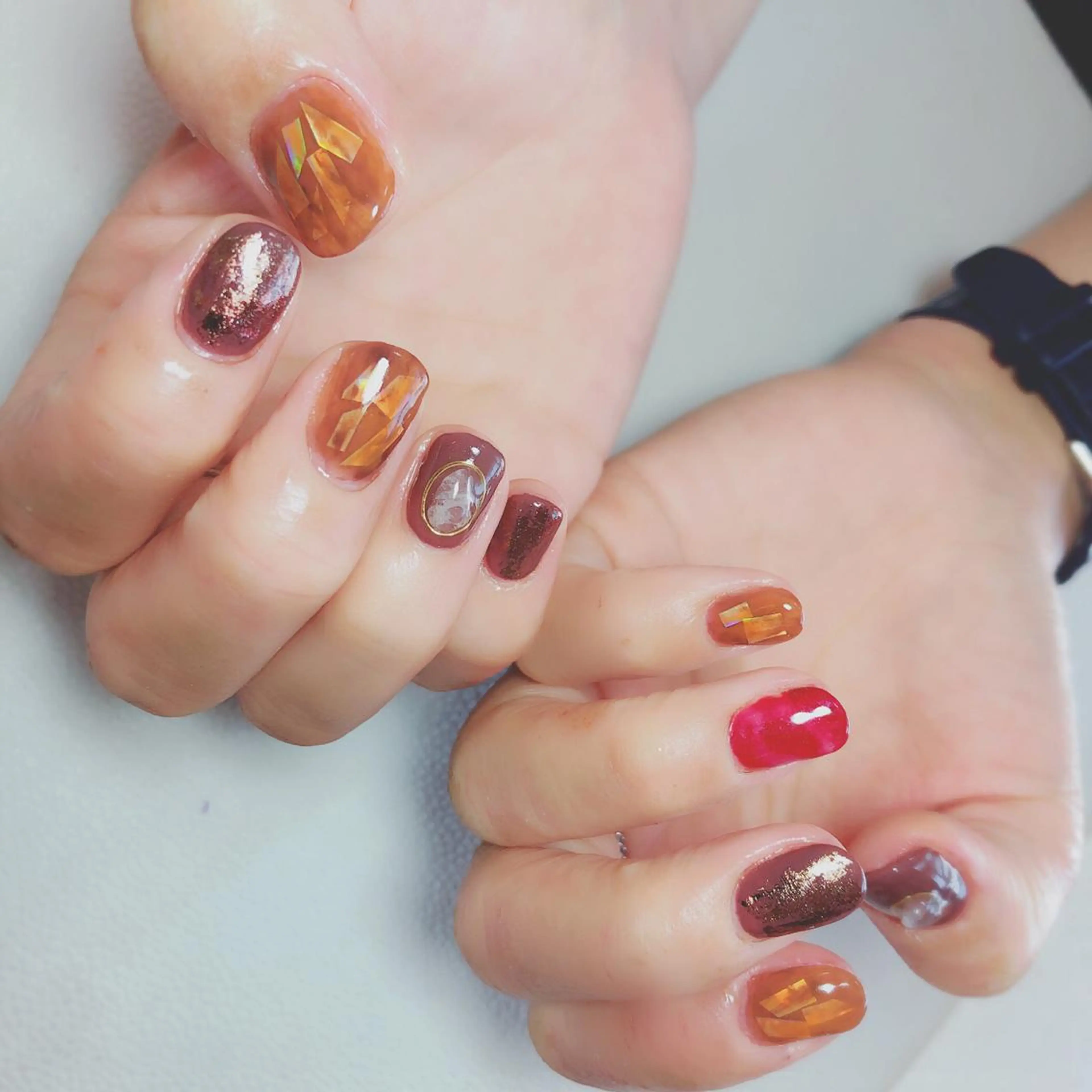 ネイル Aim* 深爪・自爪育成専門店のネイルデザイン