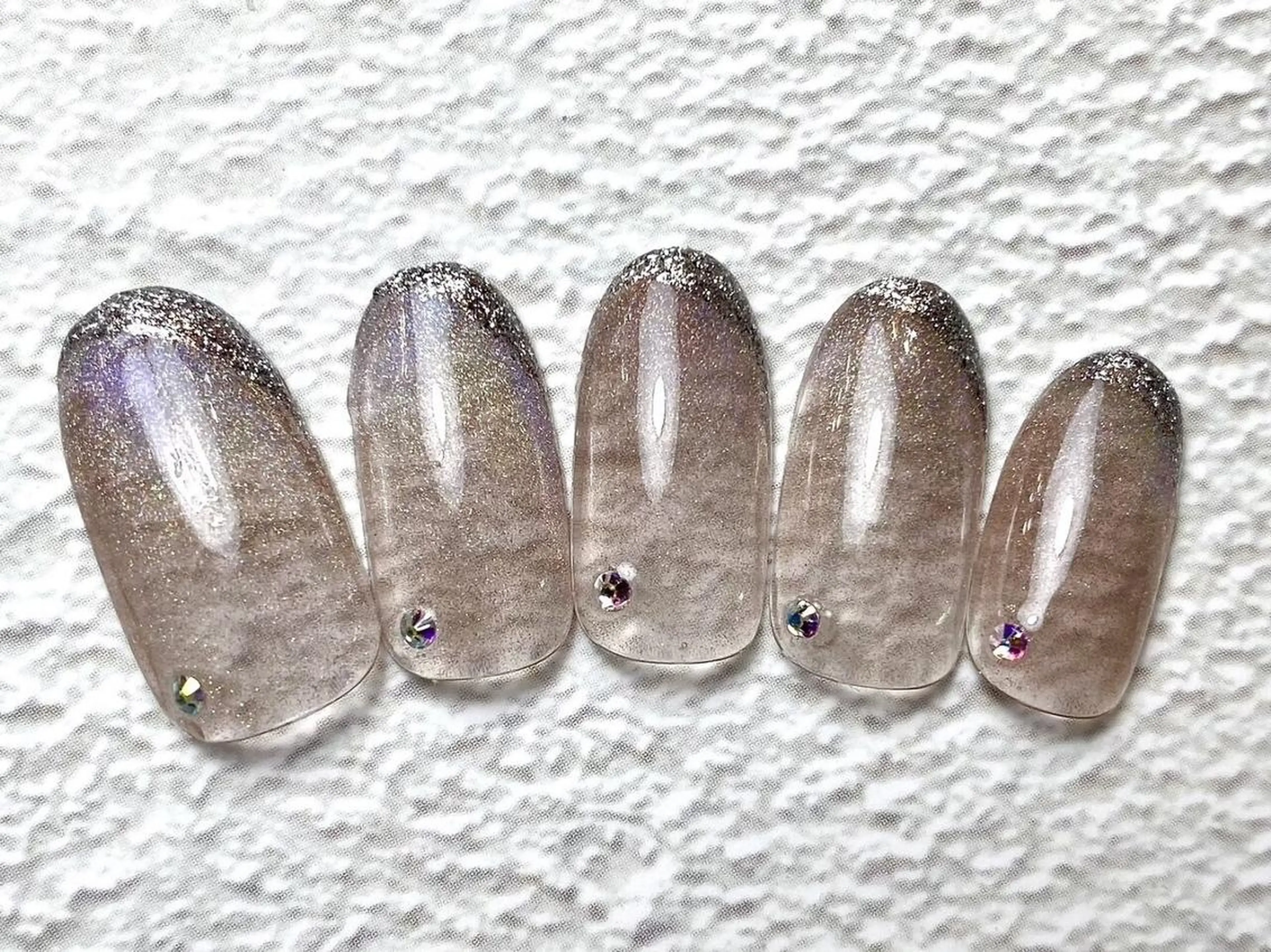 ネイル アートネイル ニュアンスネイル Ellie Nail Serinaのネイルデザイン