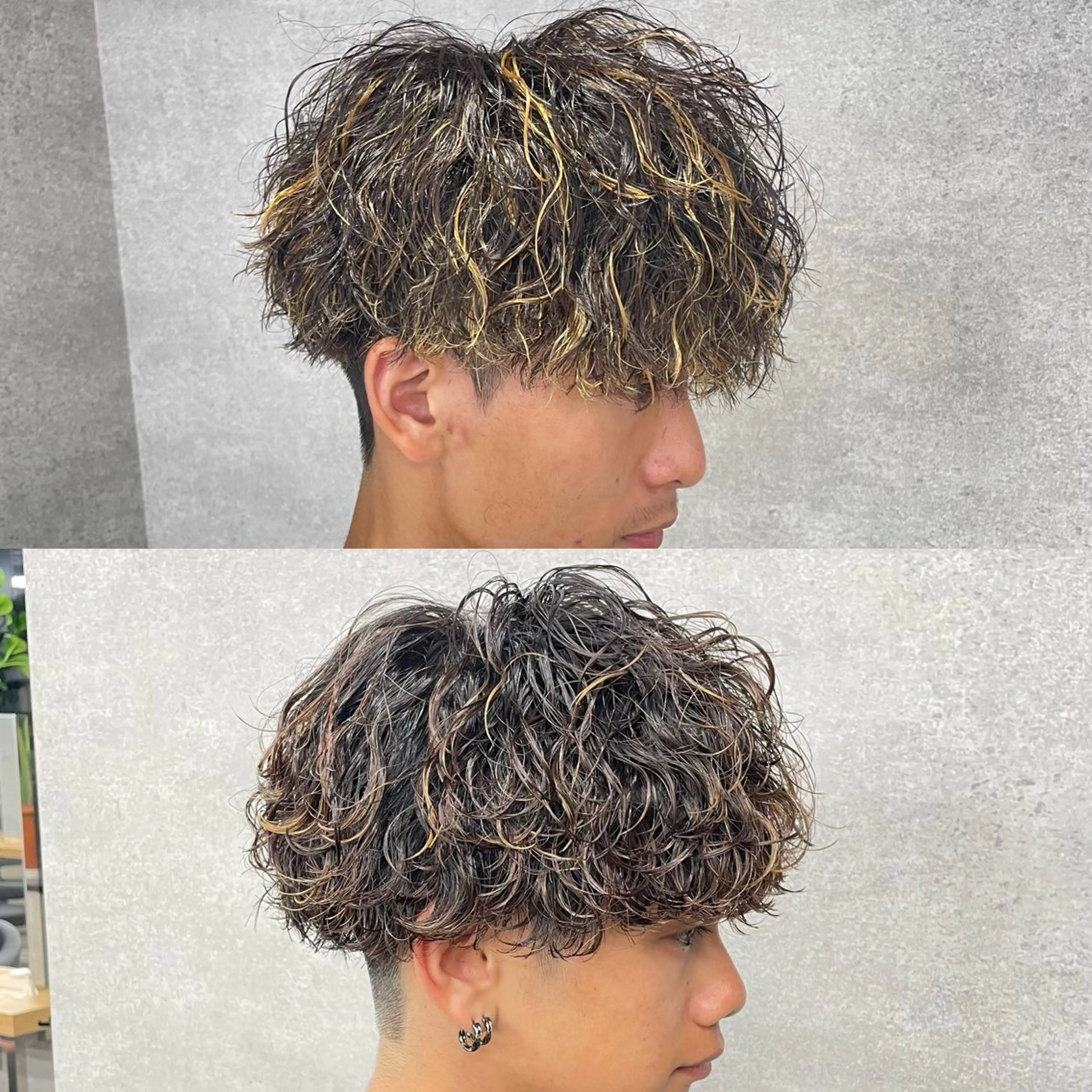 カラー パーマ メンズ イケメン製造機 🔥上原沙羅🔥のヘアスタイル