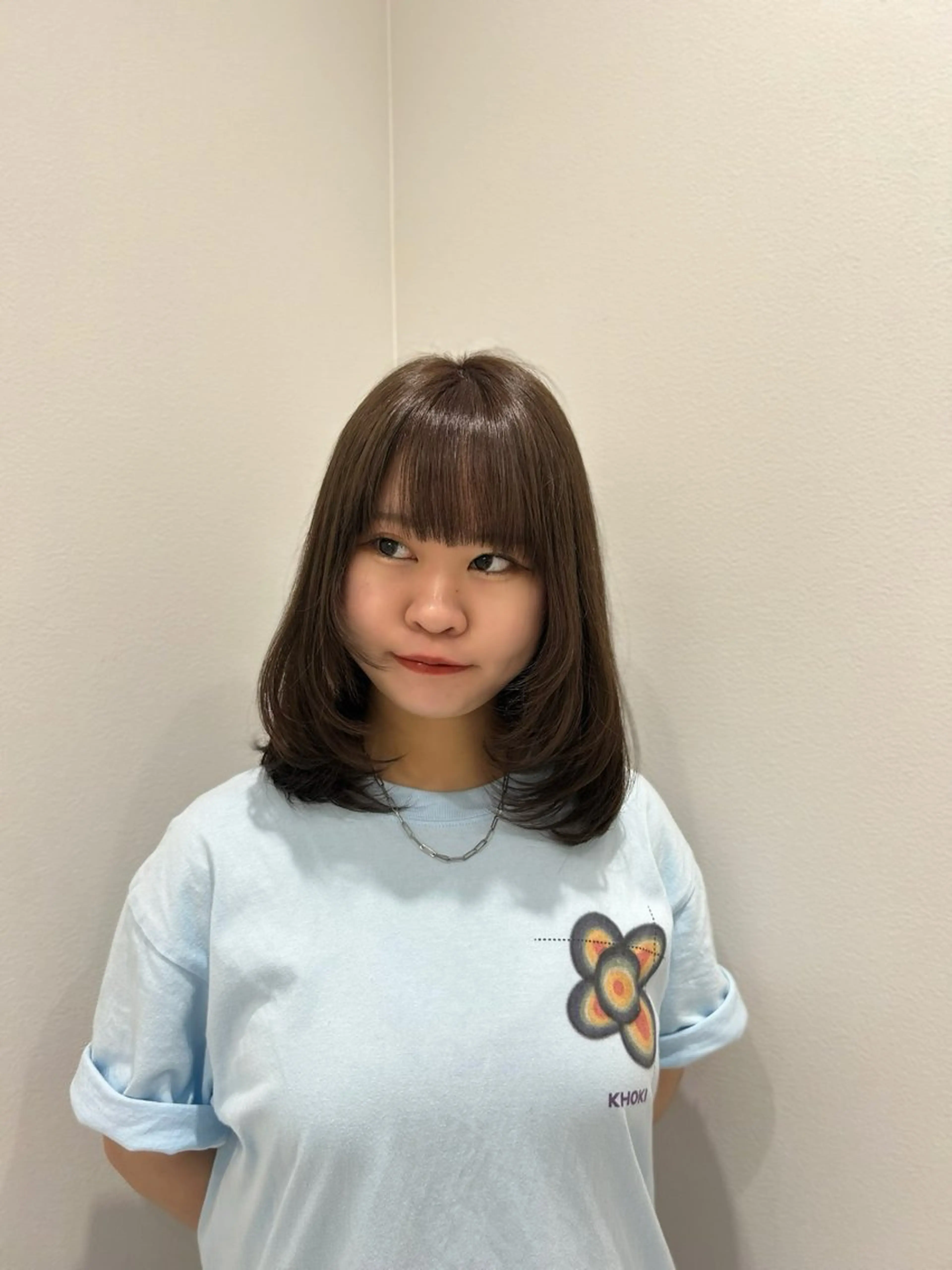 セミロング レイヤーカット 大人レイヤー/艶髪 🇺🇸TOMONAのヘアスタイル