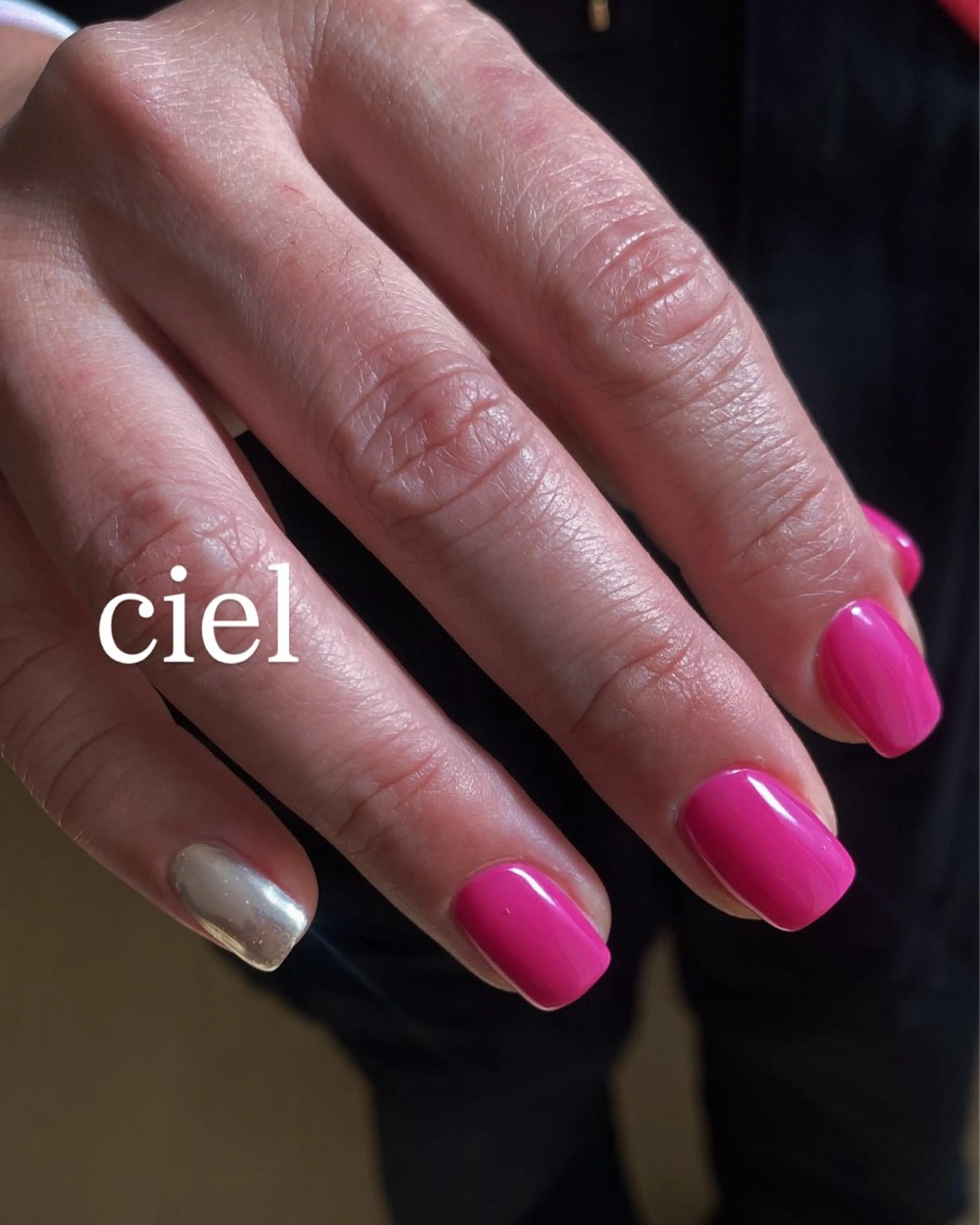 ネイル ワンカラーネイル ciel所属・ciel mioのネイルデザイン