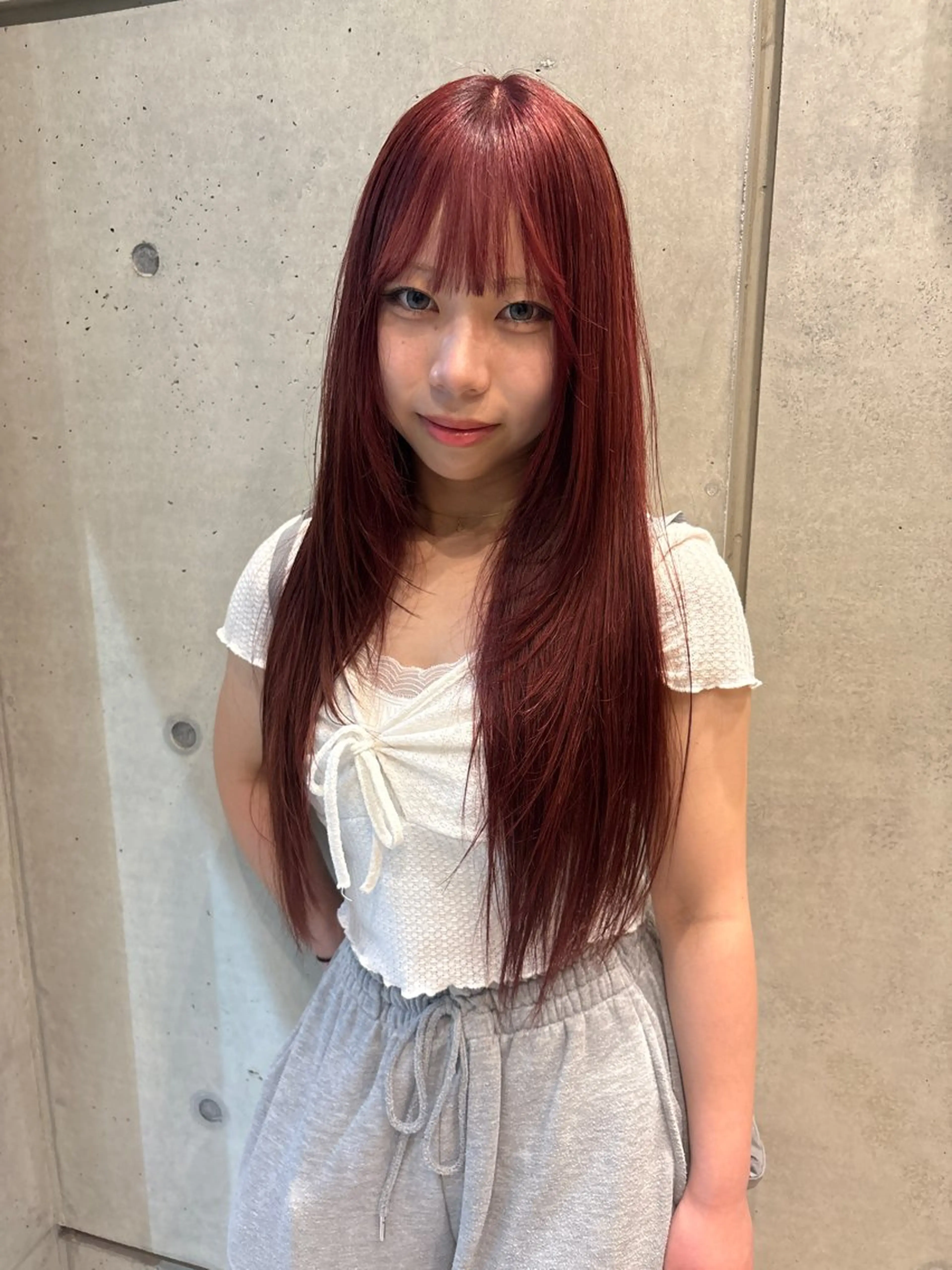 カラー ヘアカラー abe yuikaのヘアスタイル