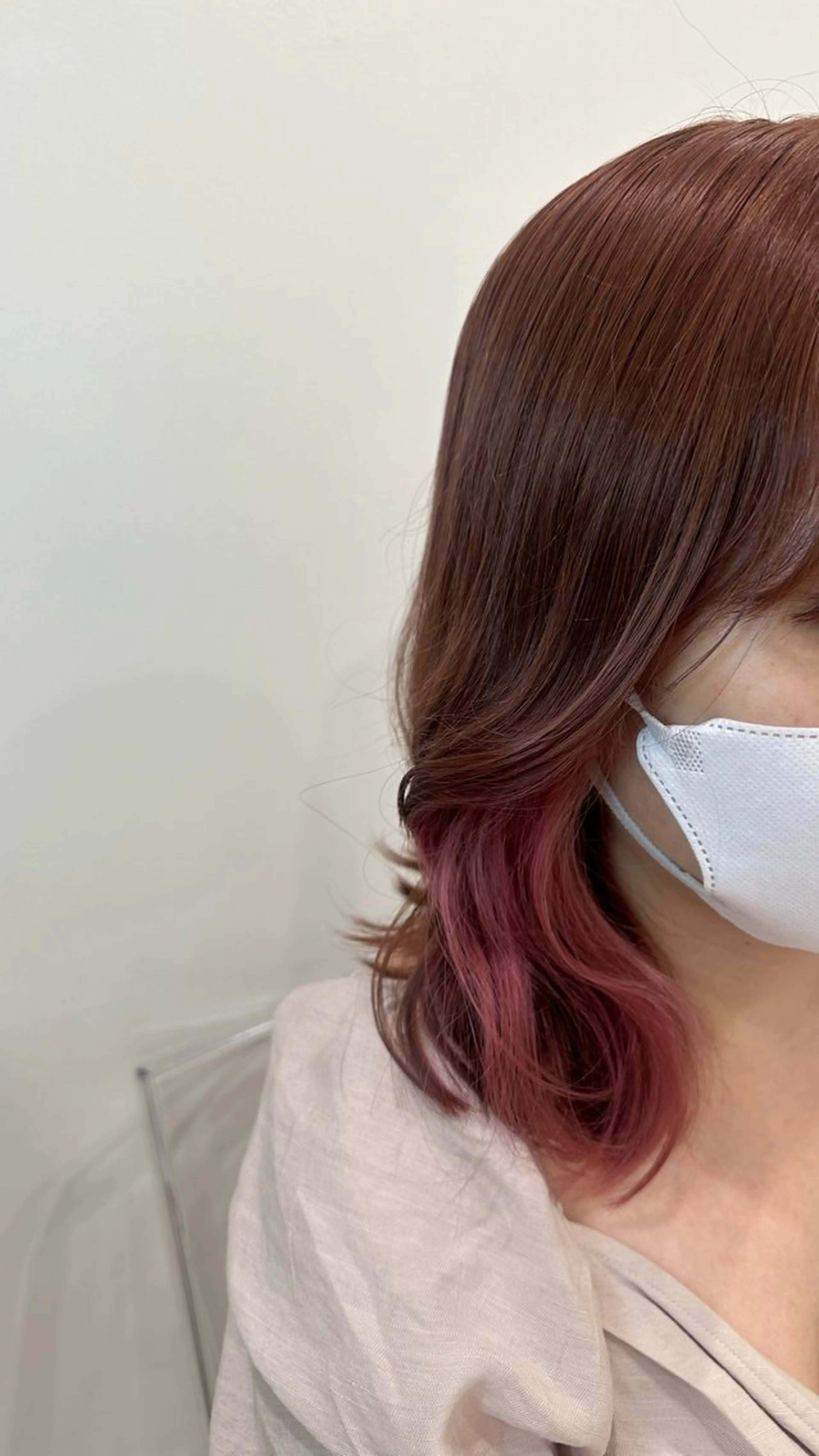 ミディアム カラー ハイトーン🌈メンズ カット♡Machanのヘアスタイル