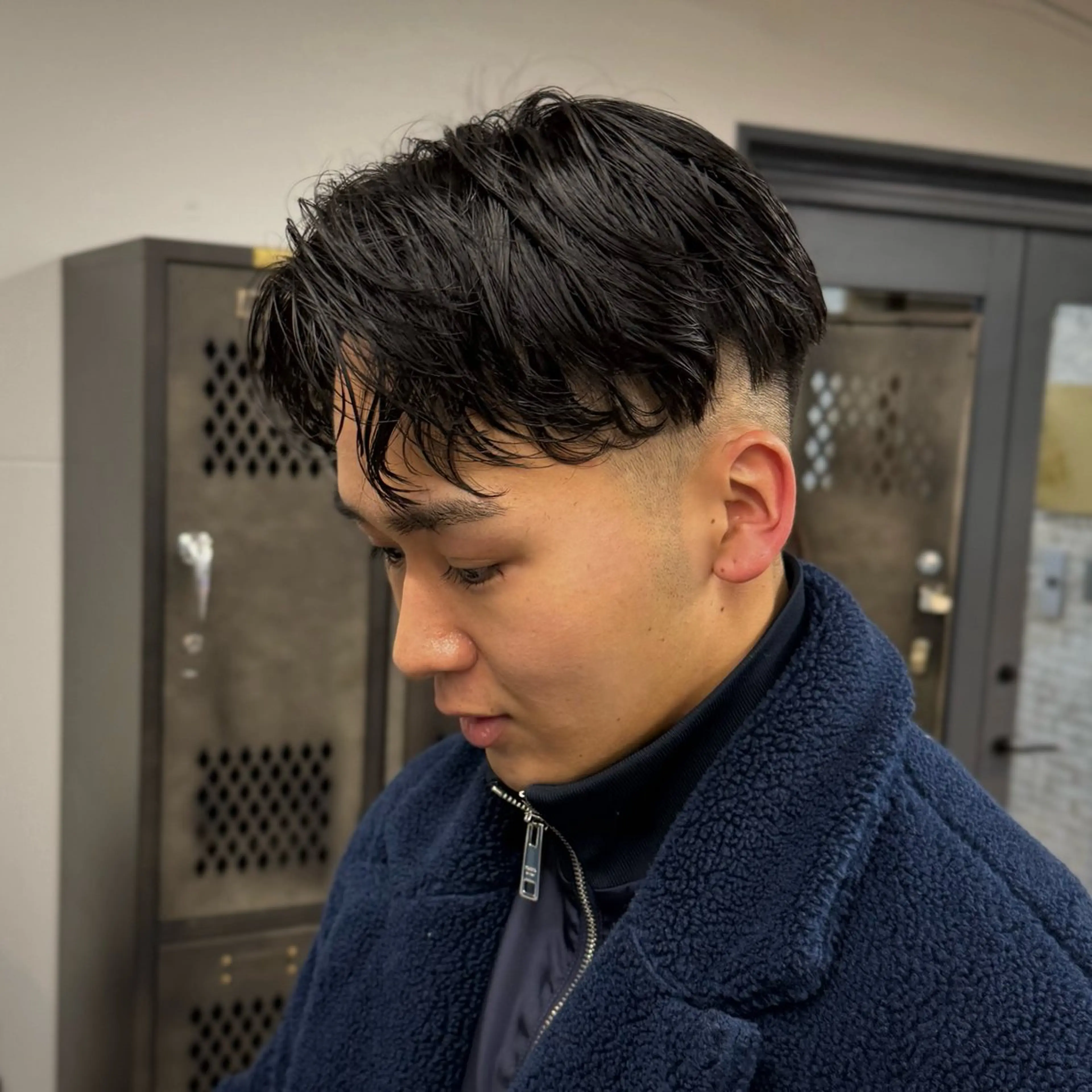 メンズ カット INORI🐳/艶カ ラー/レイヤーカットのヘアスタイル