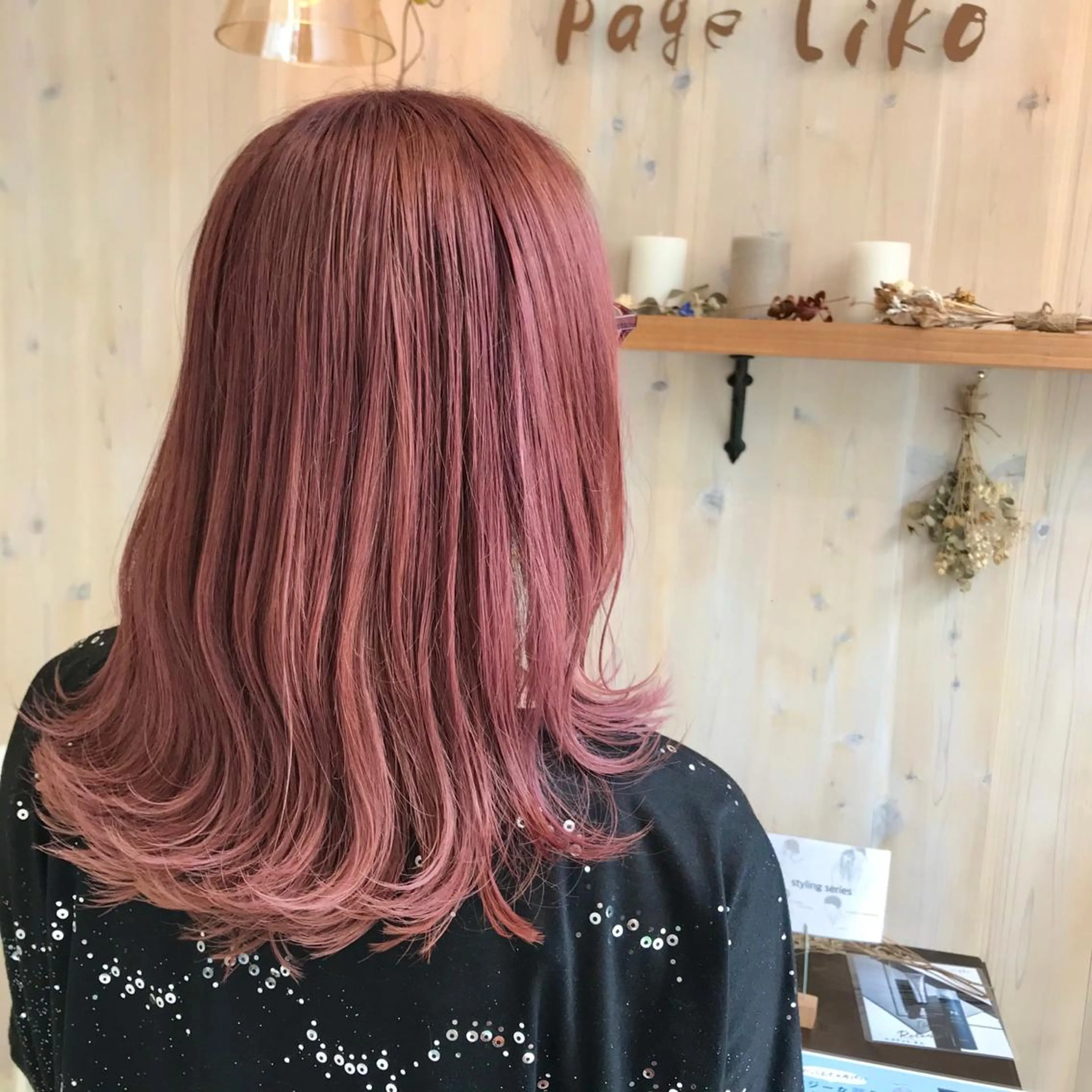 セミロング カラー 透明感カラー/ 寺田千雅子のヘアスタイル