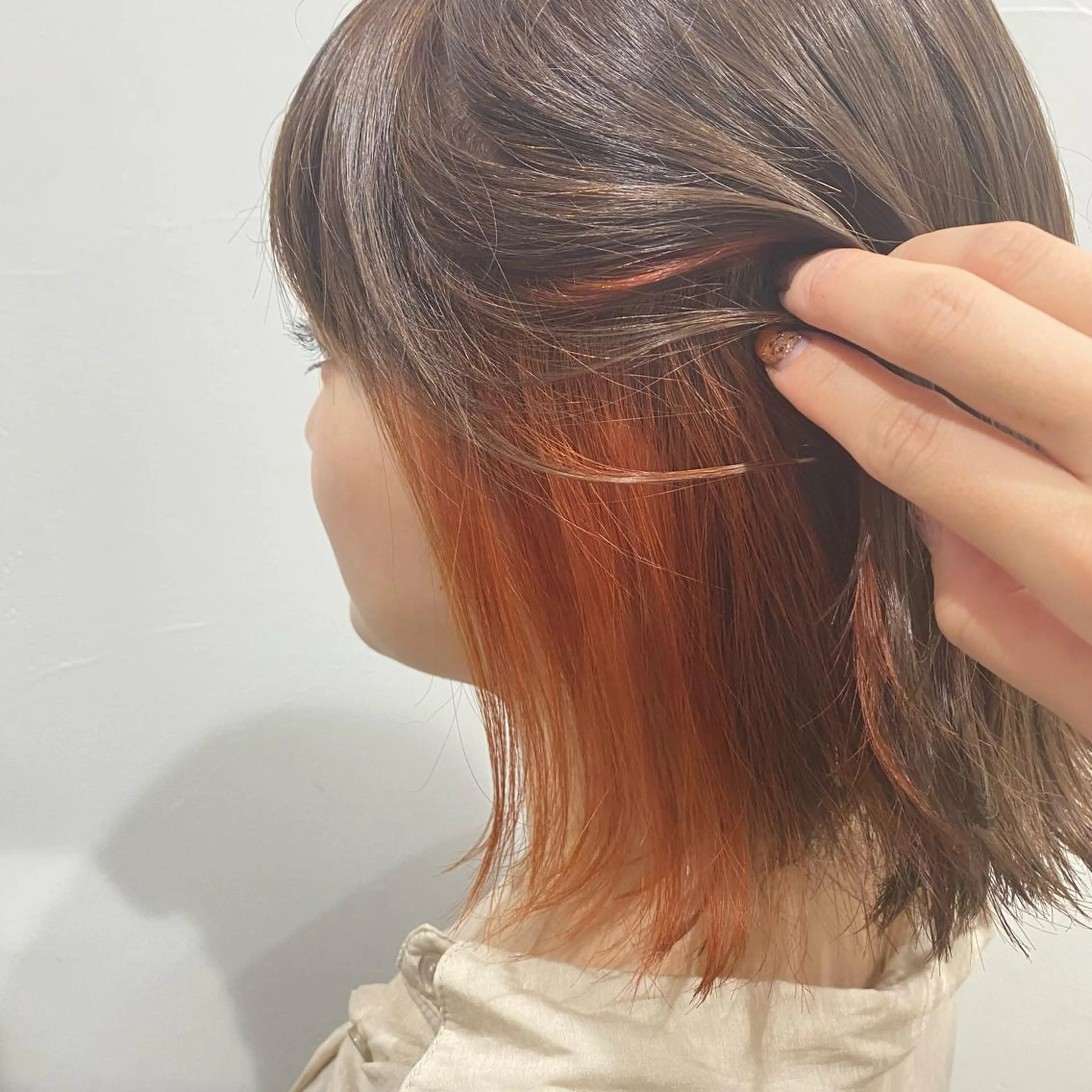 イヤリングカラー+3stepトリートメントの写真